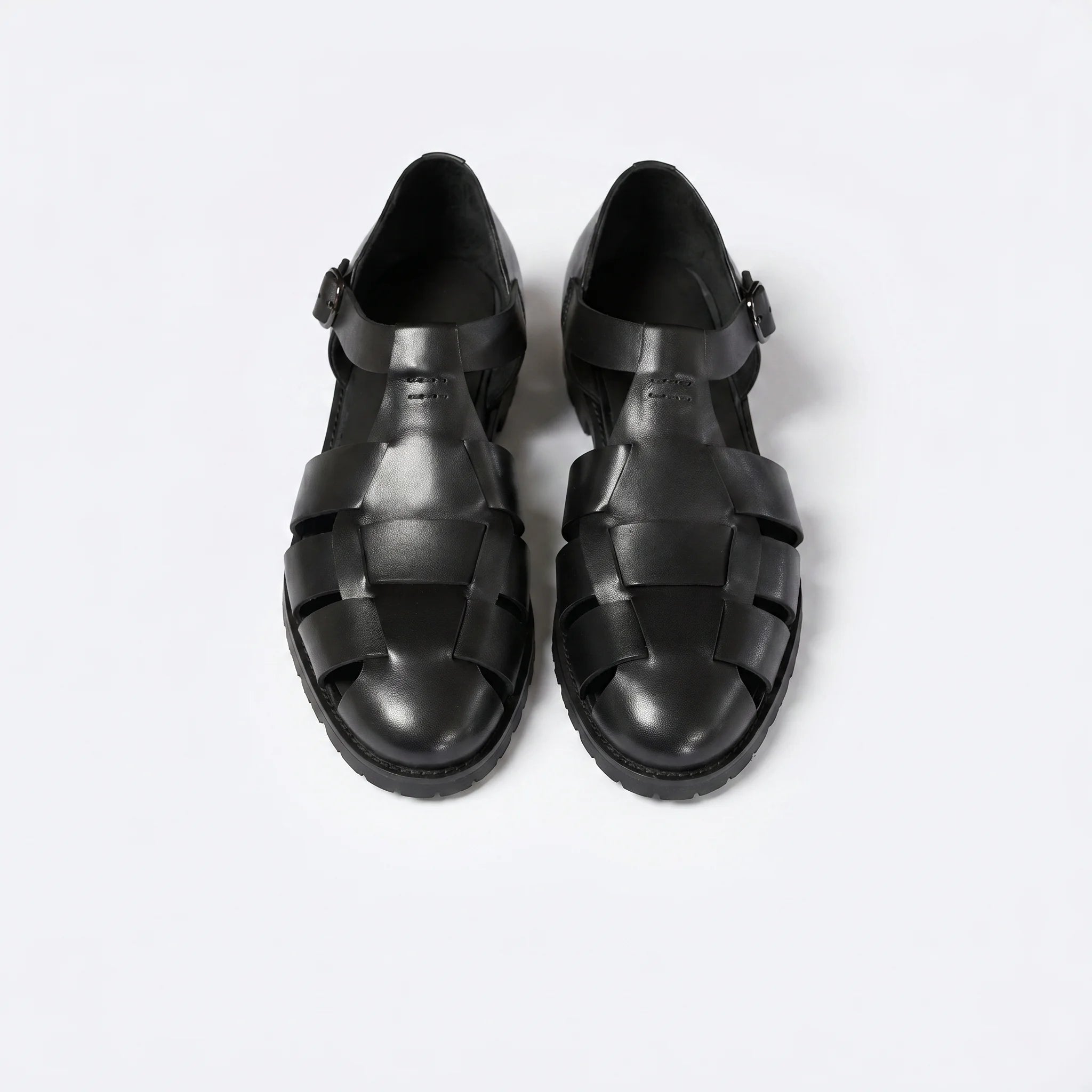 Romélia Roman Sandal - Black