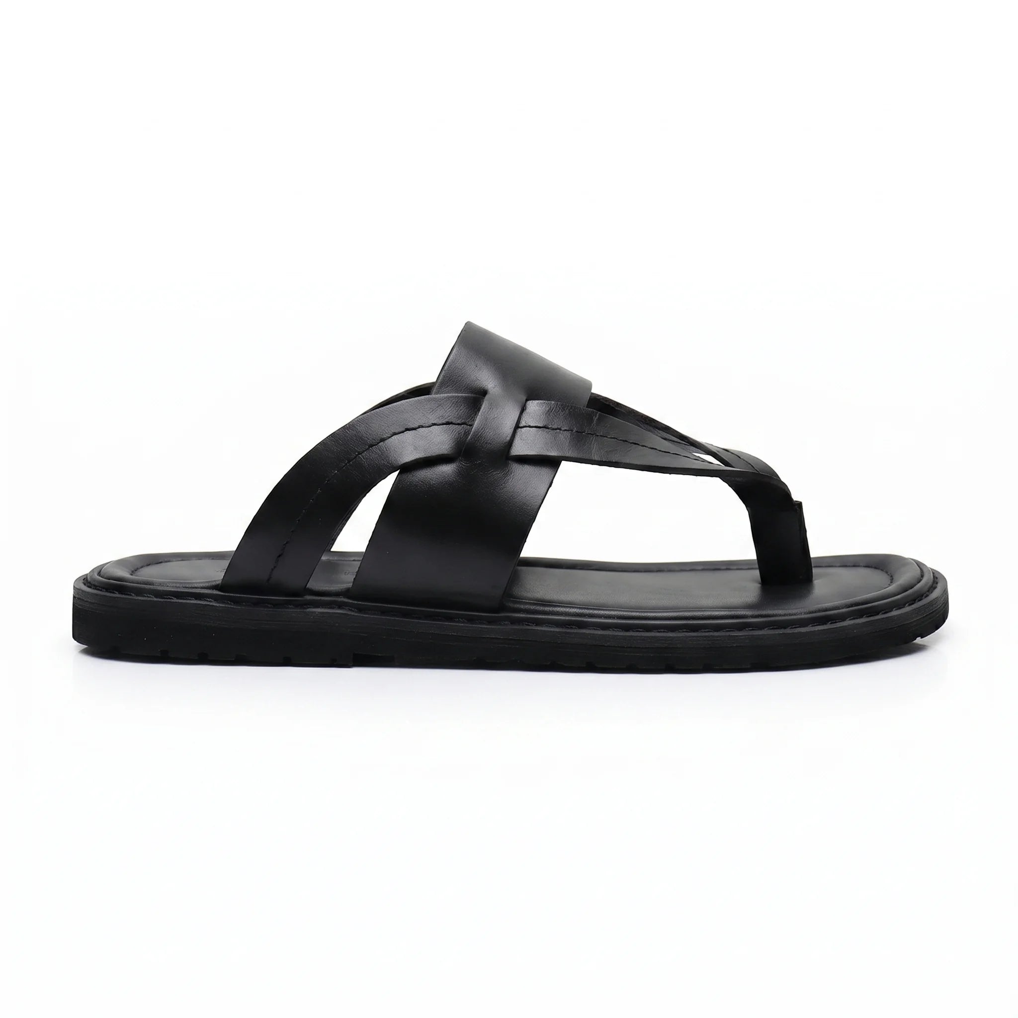 Valence Toe-Loop Sandal - Black