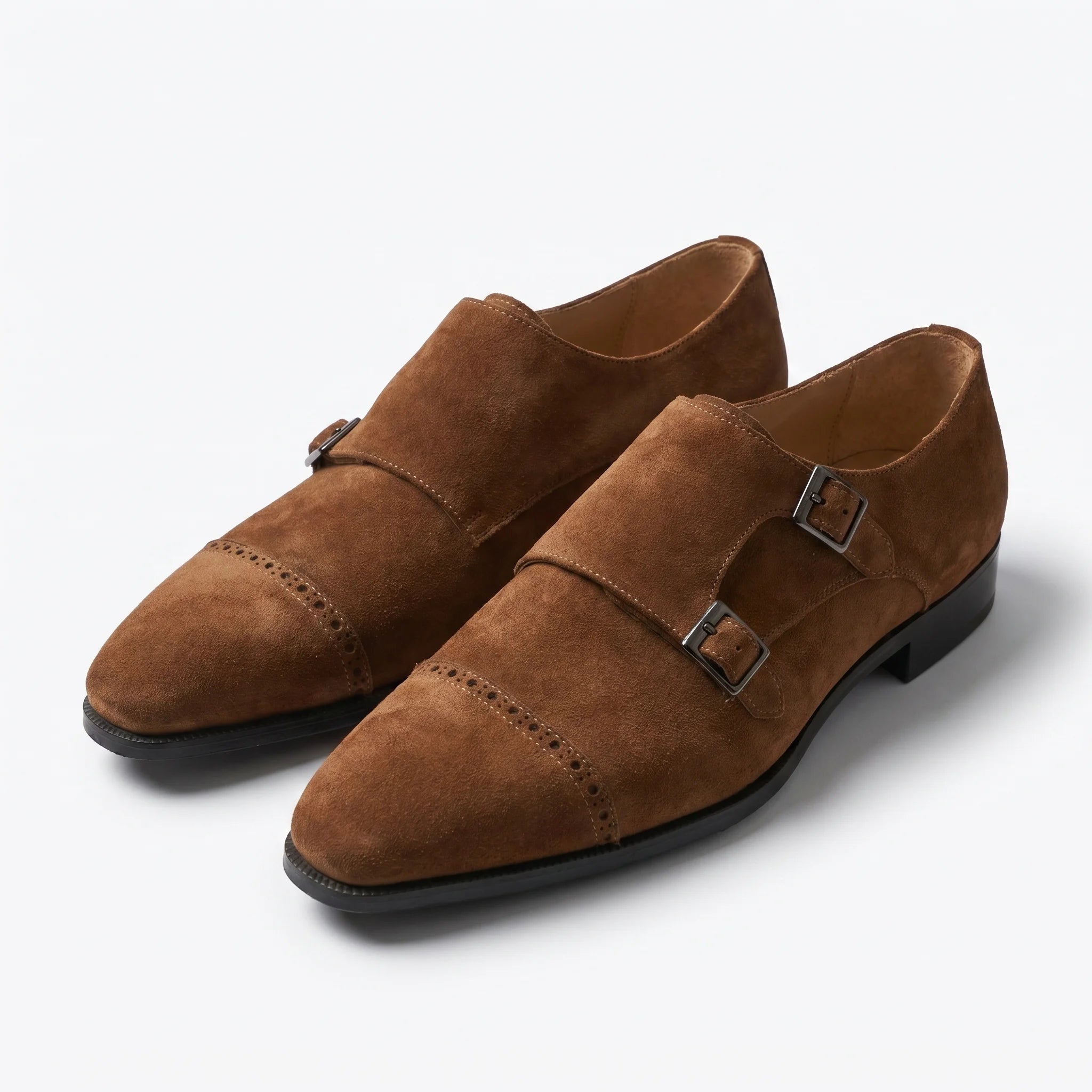 Velmont Double Monk Strap - Brown