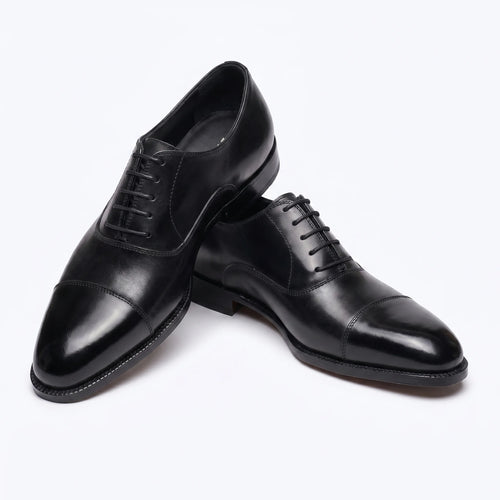 Aldmere Oxford Cap Toe - Black