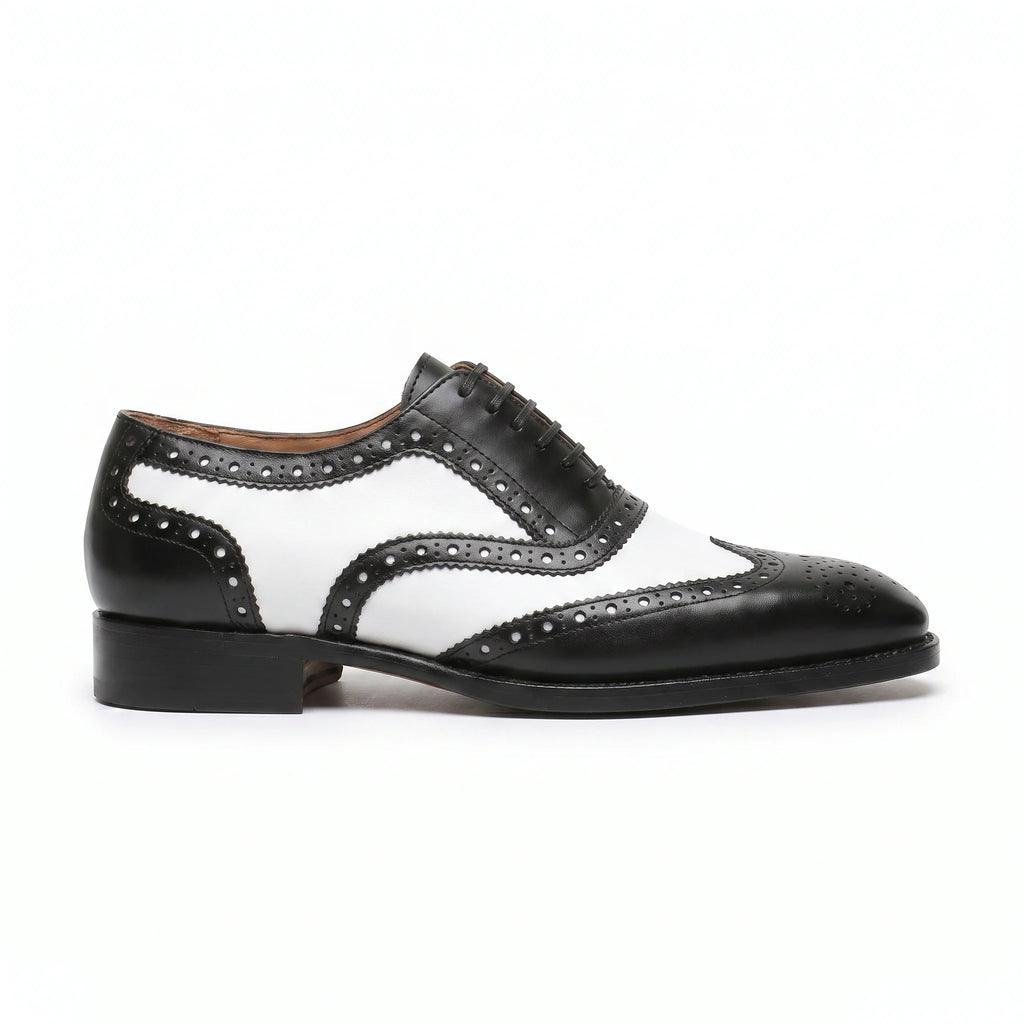 Duotone Oxford Brogue - Black and White