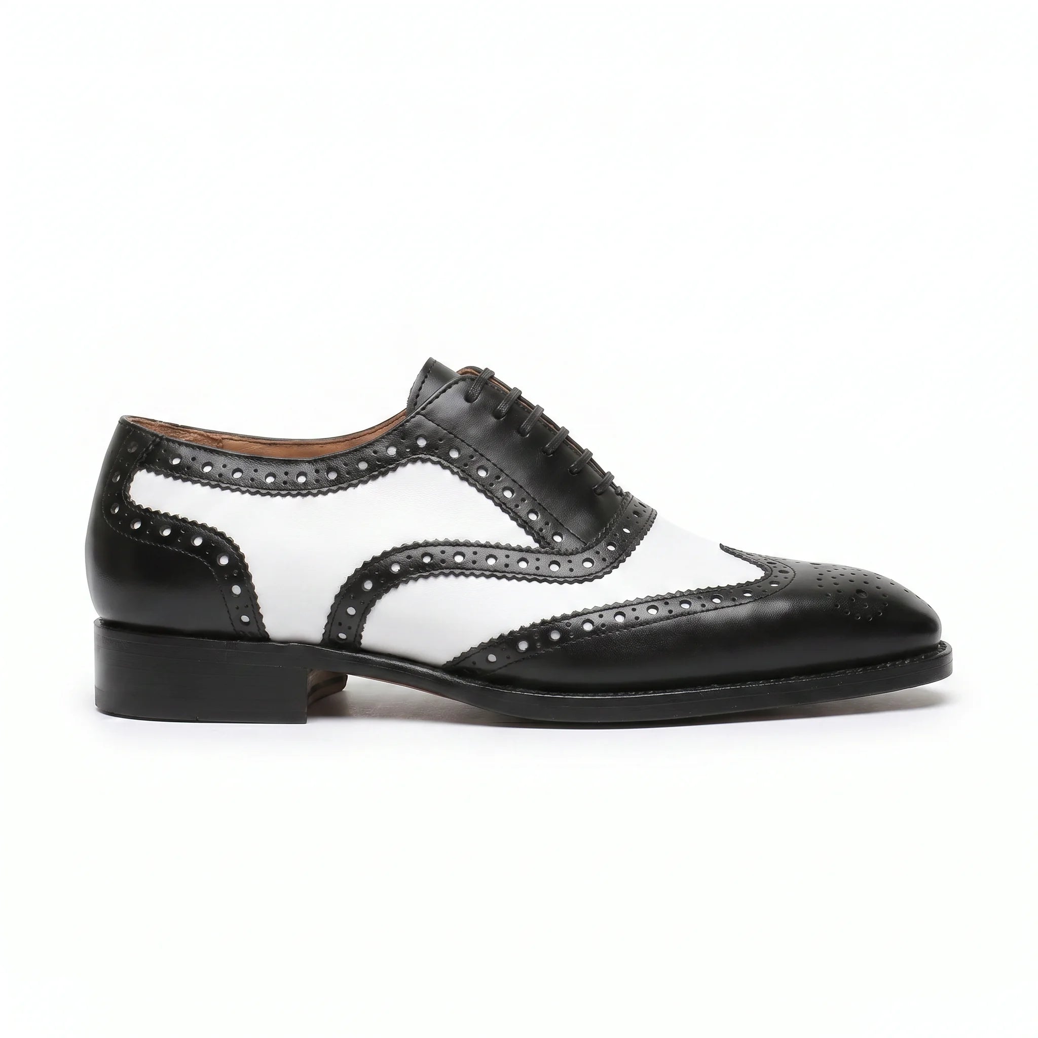 Duotone Oxford Brogue - Black and White