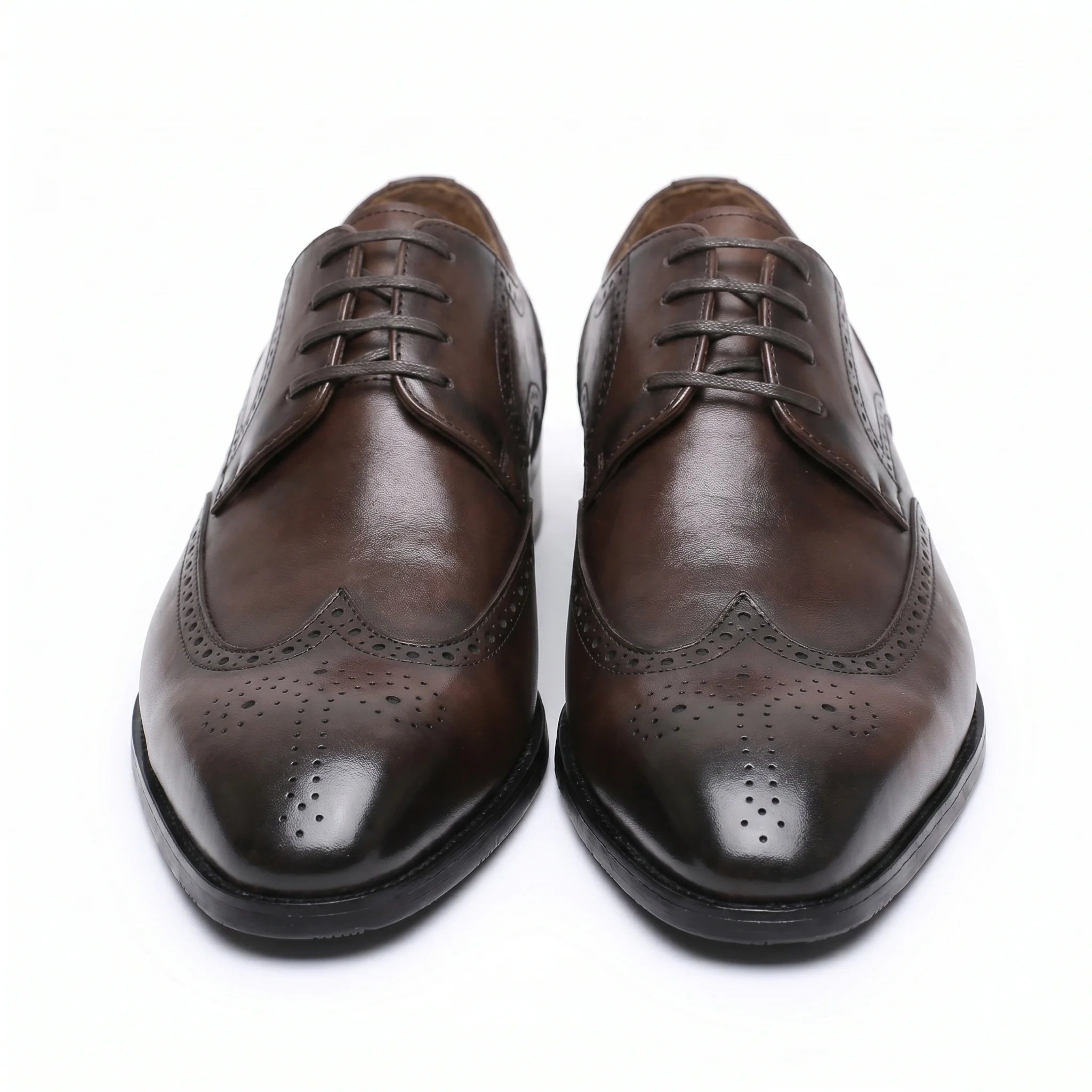 Valenti Derby Brogue - Coffee