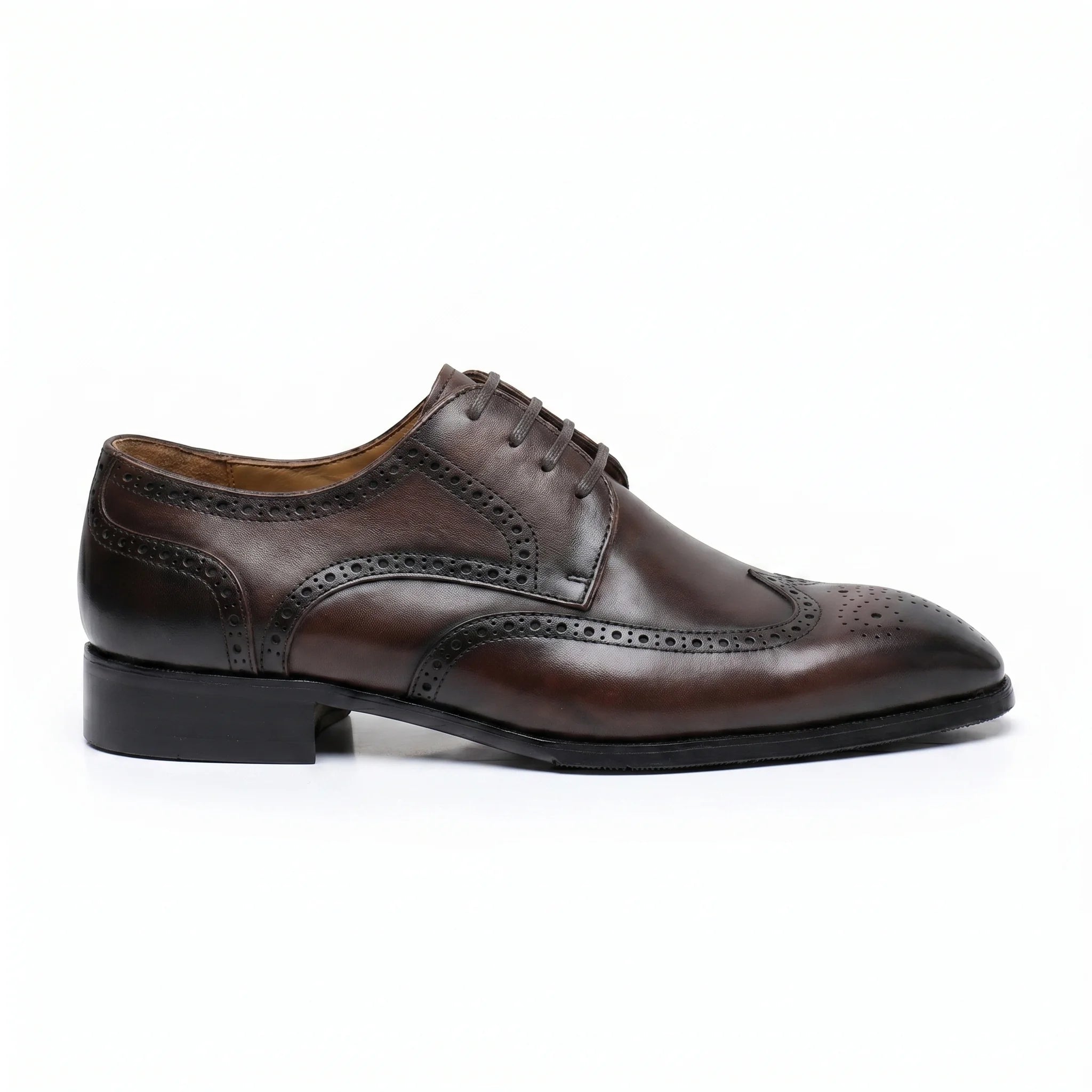 Valenti Derby Brogue - Coffee