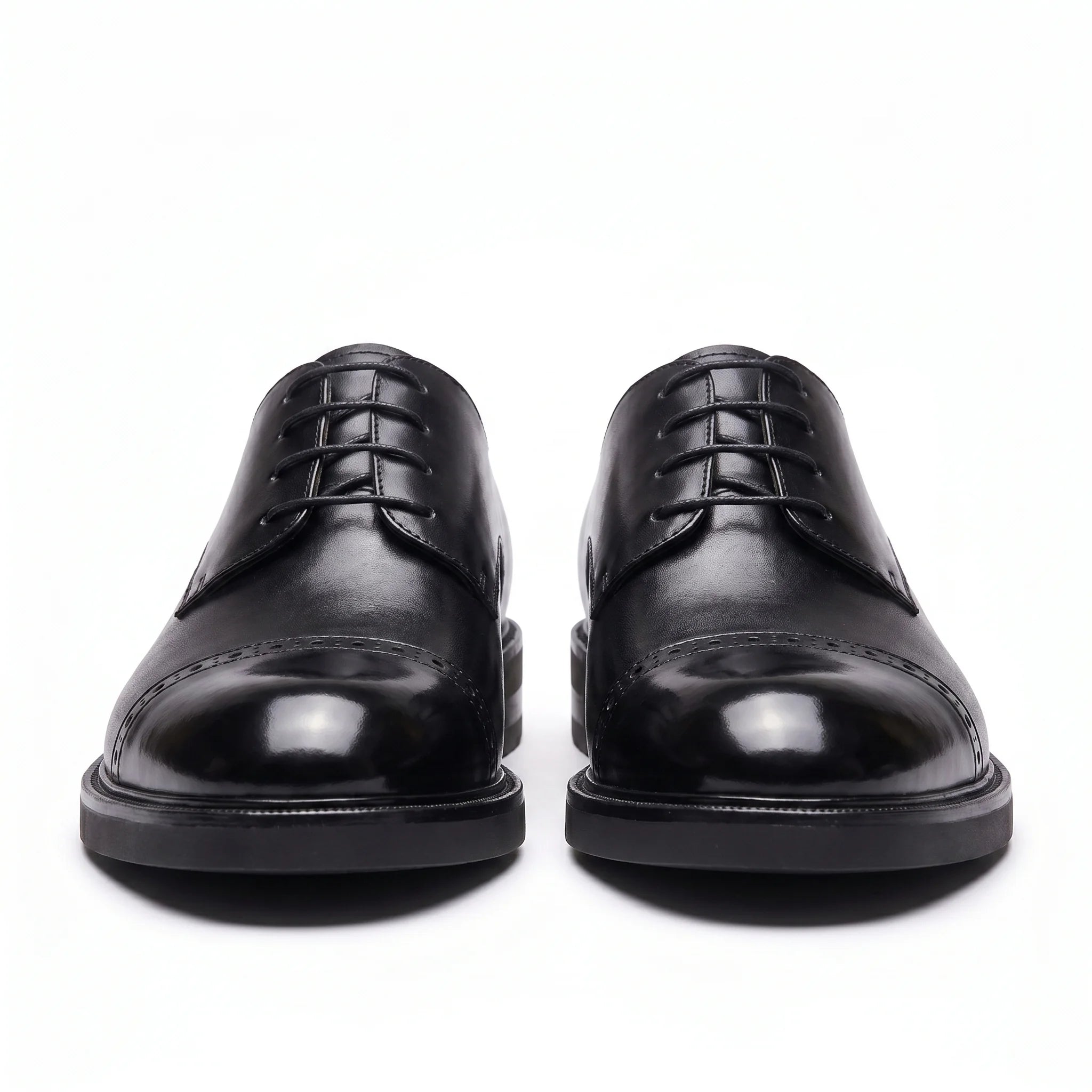 Beaulain Derby Cap-Toe - Black