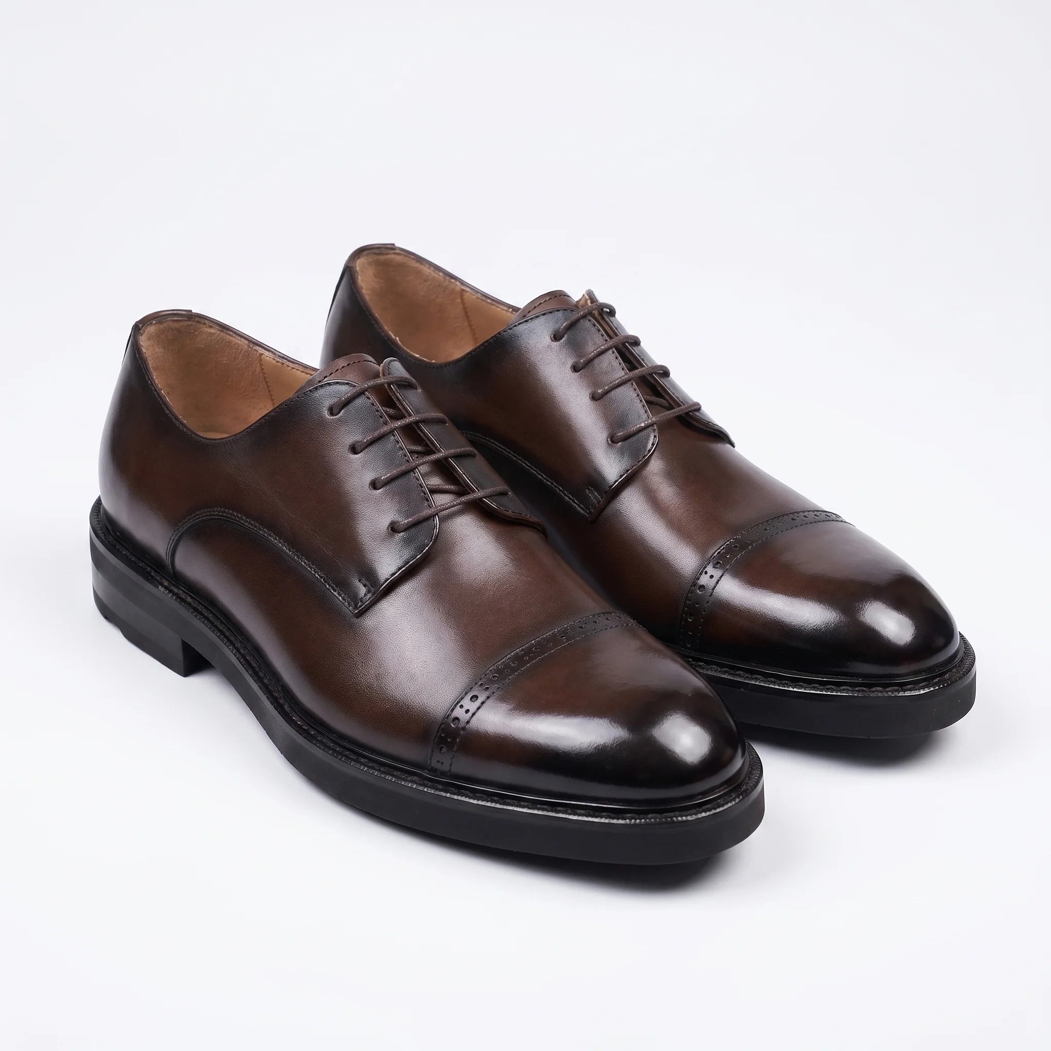 Beaulain Derby Cap-Toe - Coffee