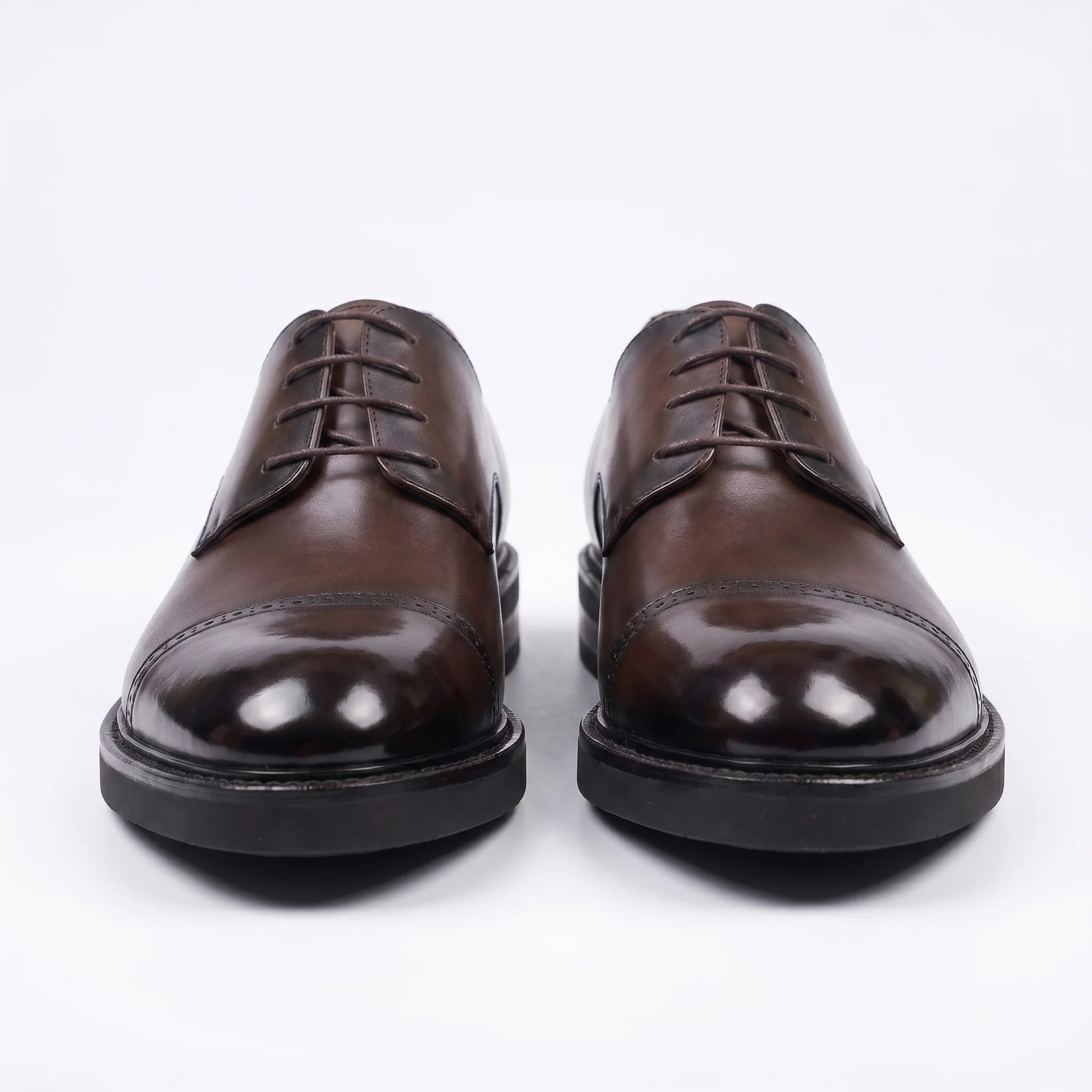 Beaulain Derby Cap-Toe - Coffee