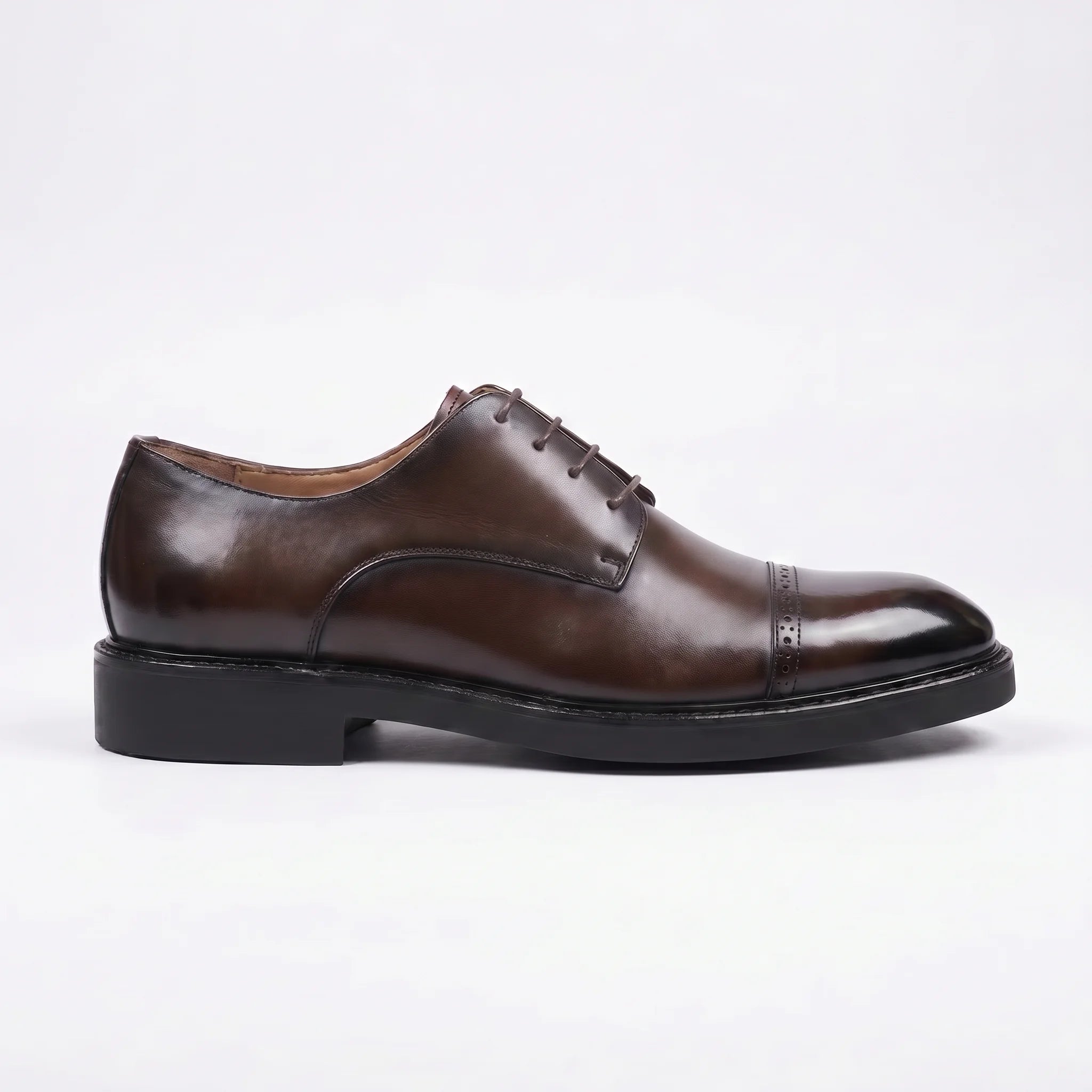Beaulain Derby Cap-Toe - Coffee
