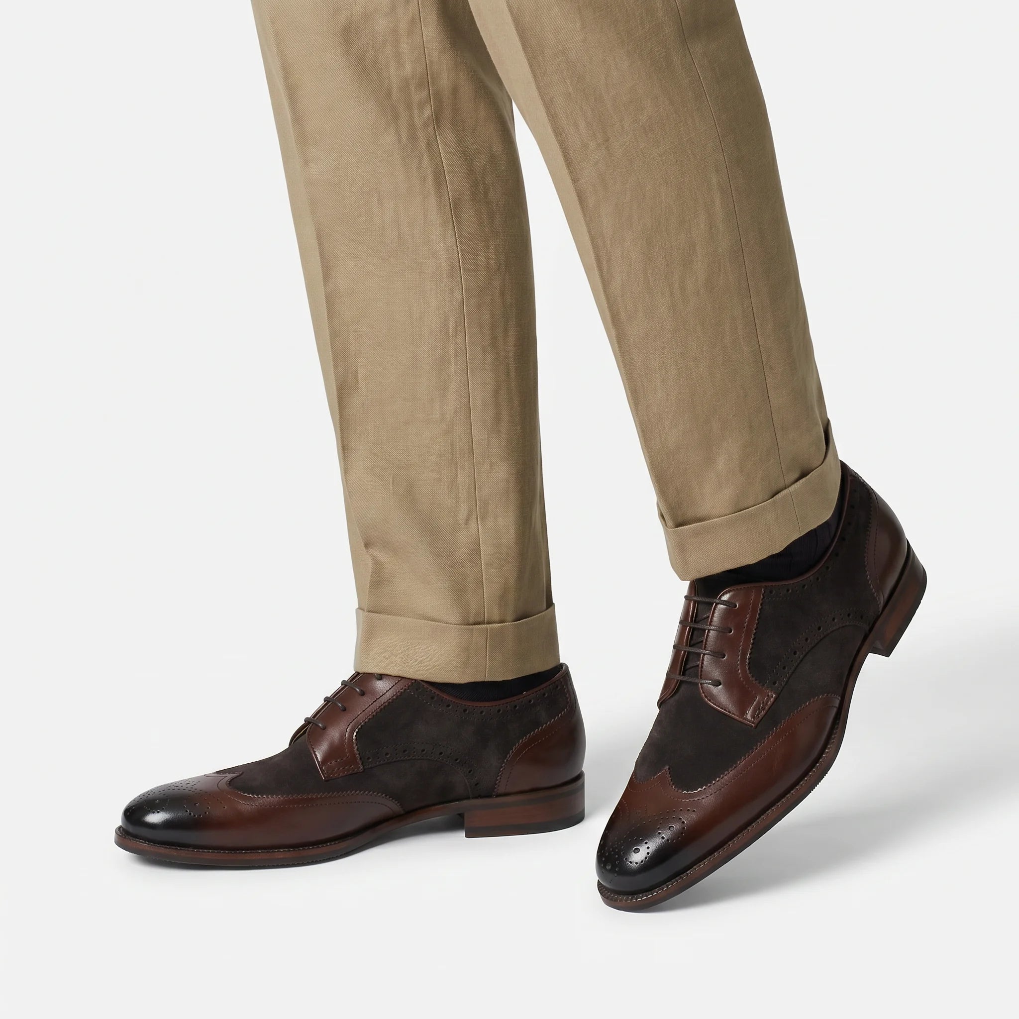 Kingswill Derby Brogue - Coffee