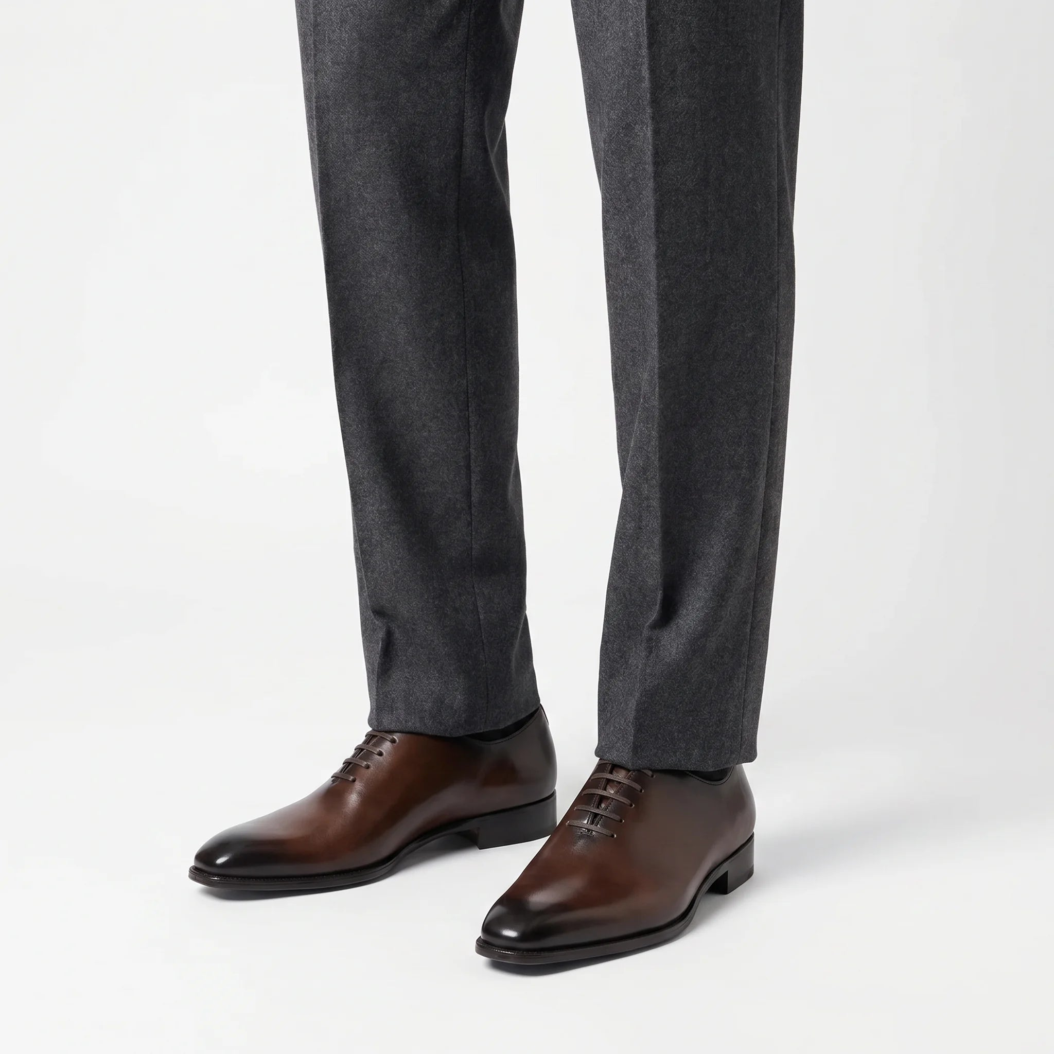 Langford Wholecut Oxford - Coffee