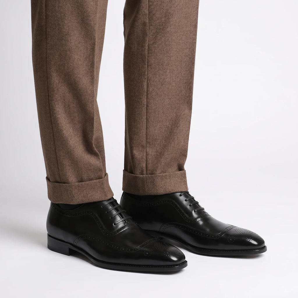 Saville Oxford Brogue - Black