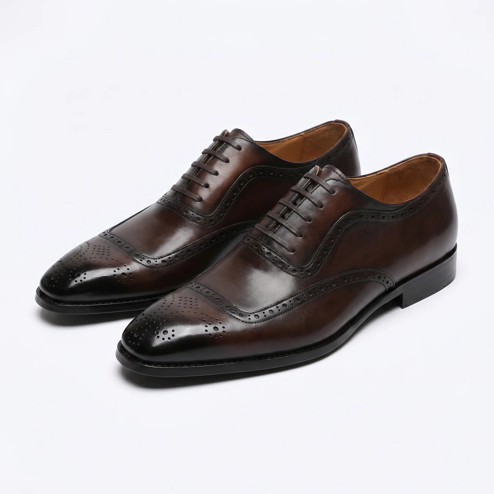 Saville Oxford Brogue - Coffee