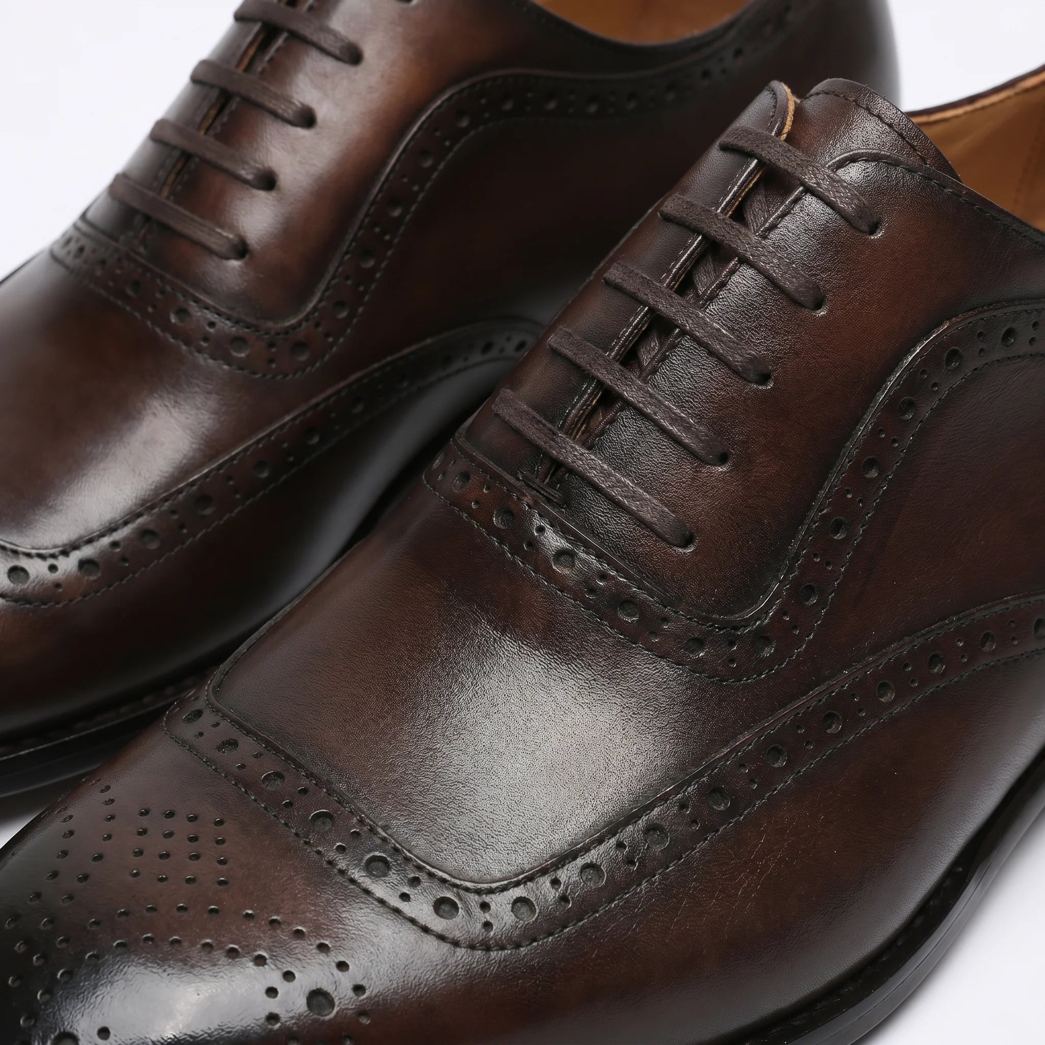 Saville Oxford Brogue - Coffee