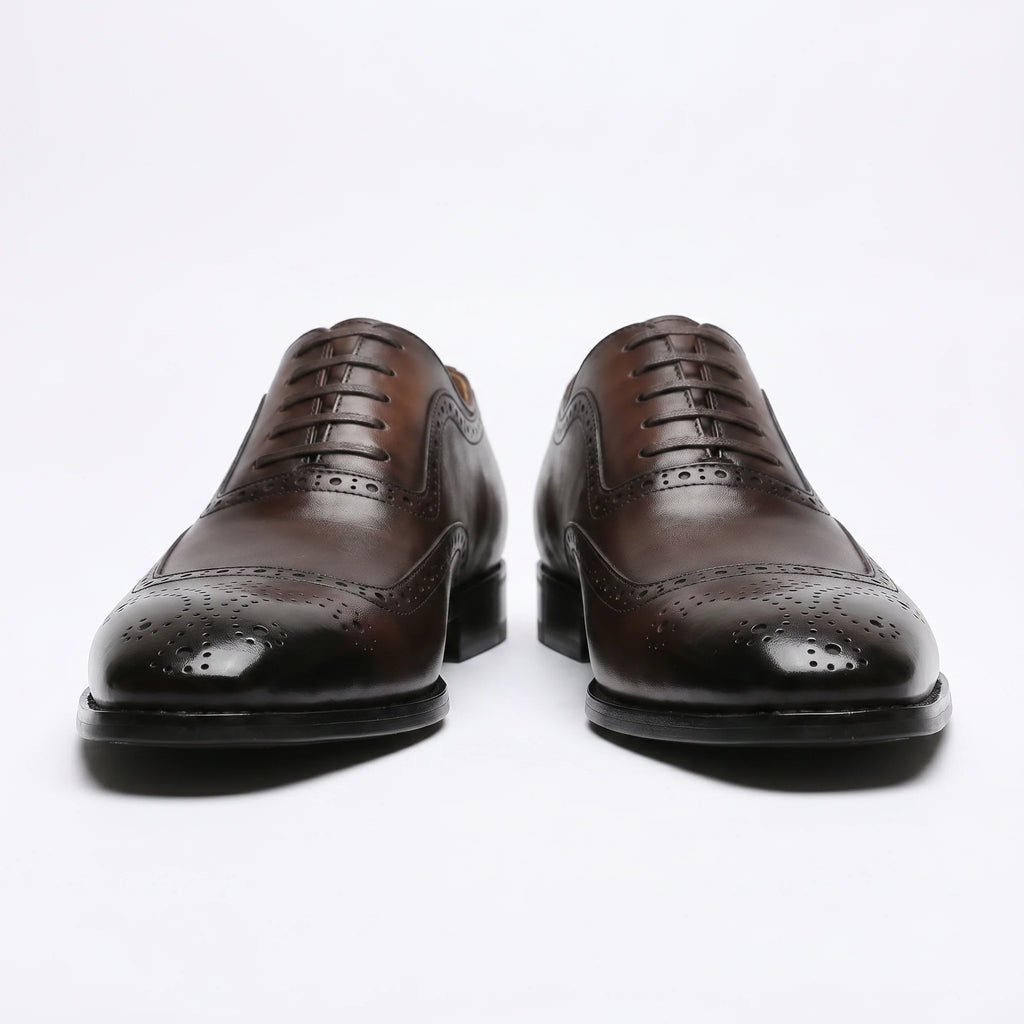 Saville Oxford Brogue - Coffee