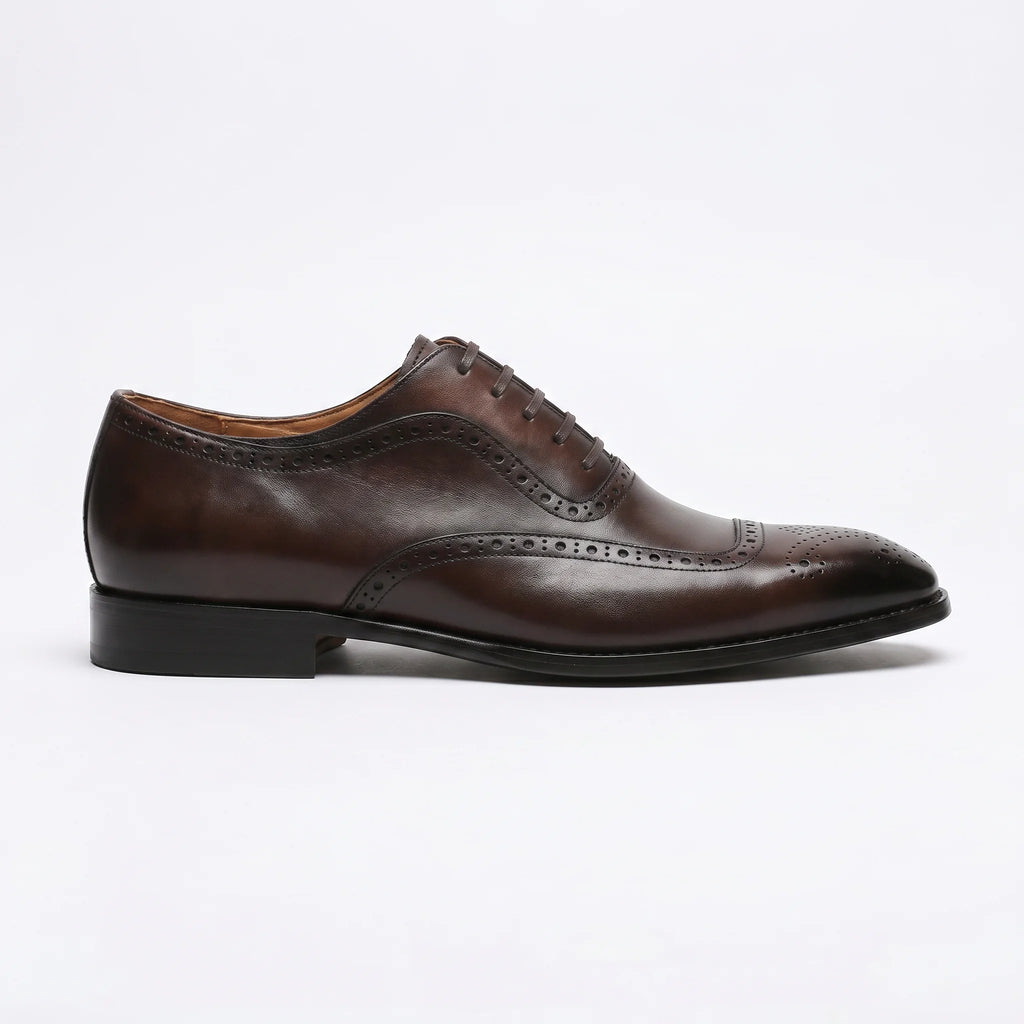 Saville Oxford Brogue - Coffee