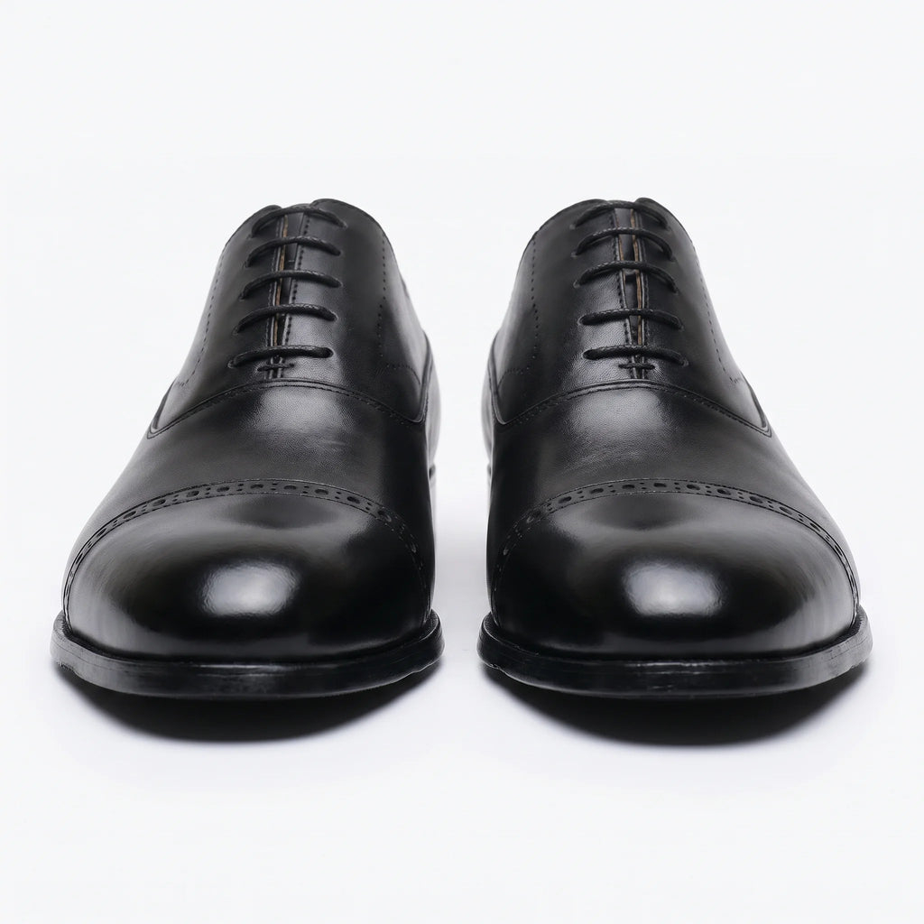 Windsor Oxford Cap-Toe - Black