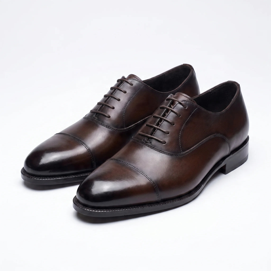 Aldmere Oxford Cap Toe - Coffee