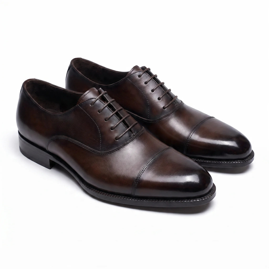 Aldmere Oxford Cap Toe - Coffee