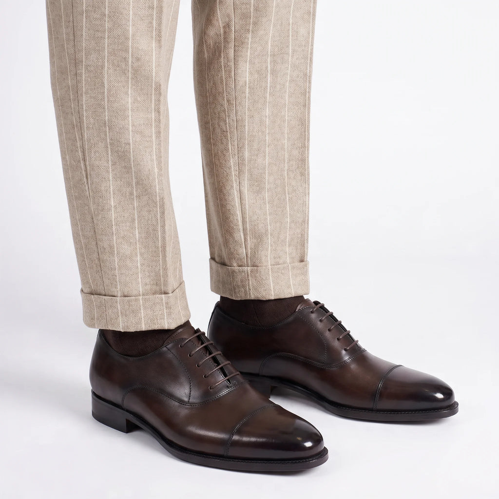 Aldmere Oxford Cap Toe - Coffee