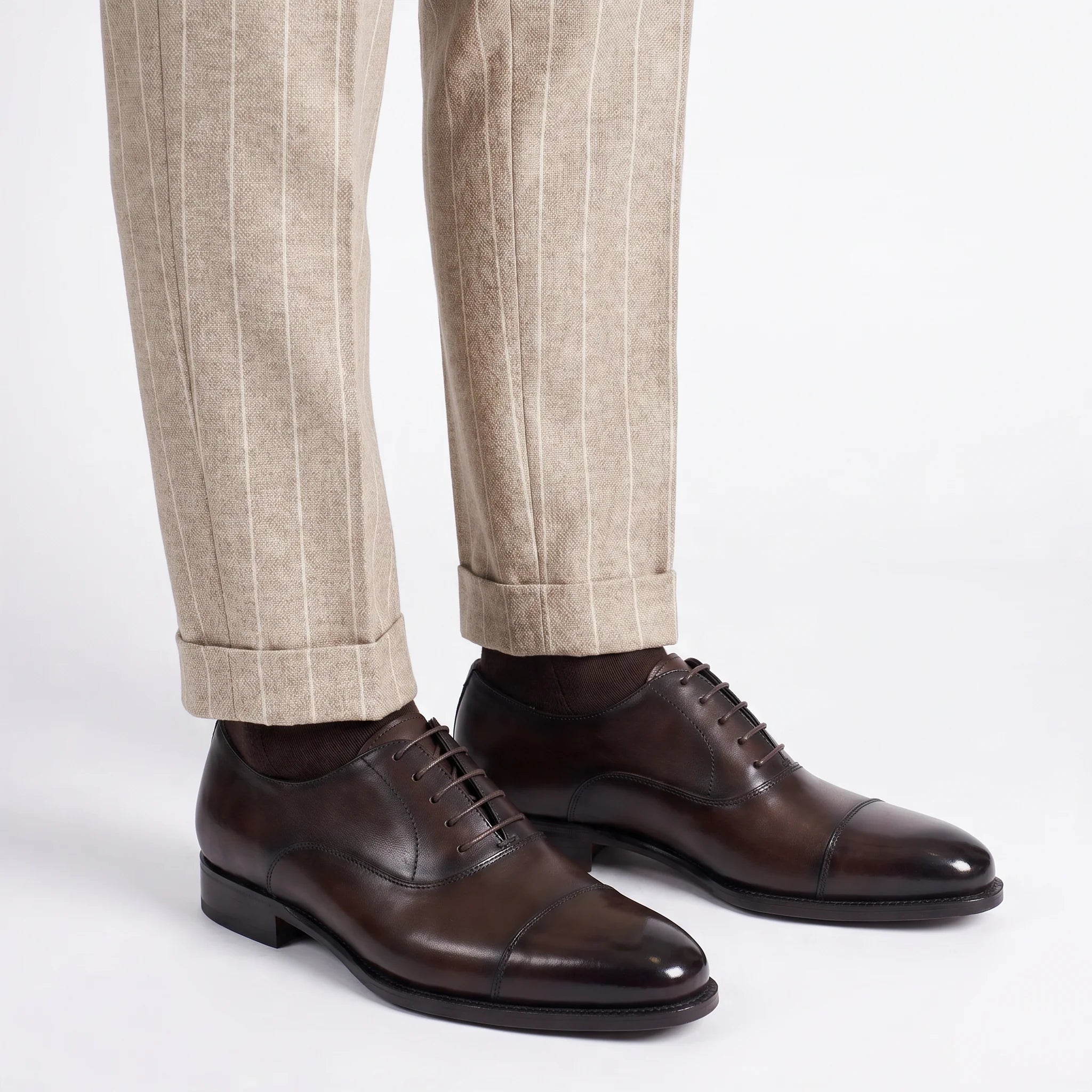 Aldmere Oxford Cap Toe - Coffee