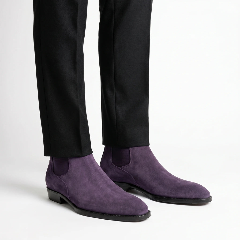 Cavallieri Chelsea Boot - Purple
