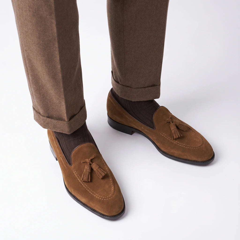 Noriel Tassel Loafer - Brown