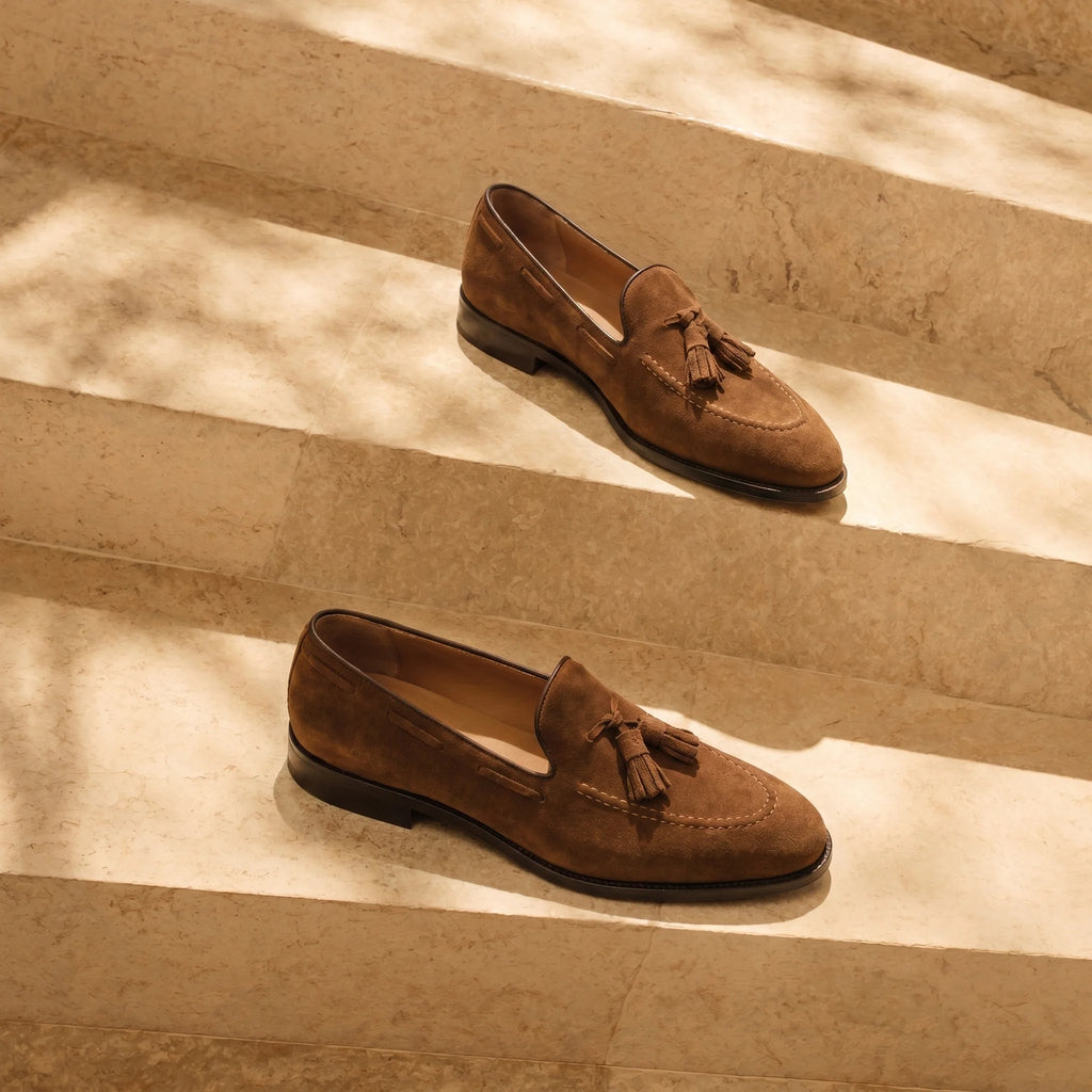 Noriel Tassel Loafer - Brown