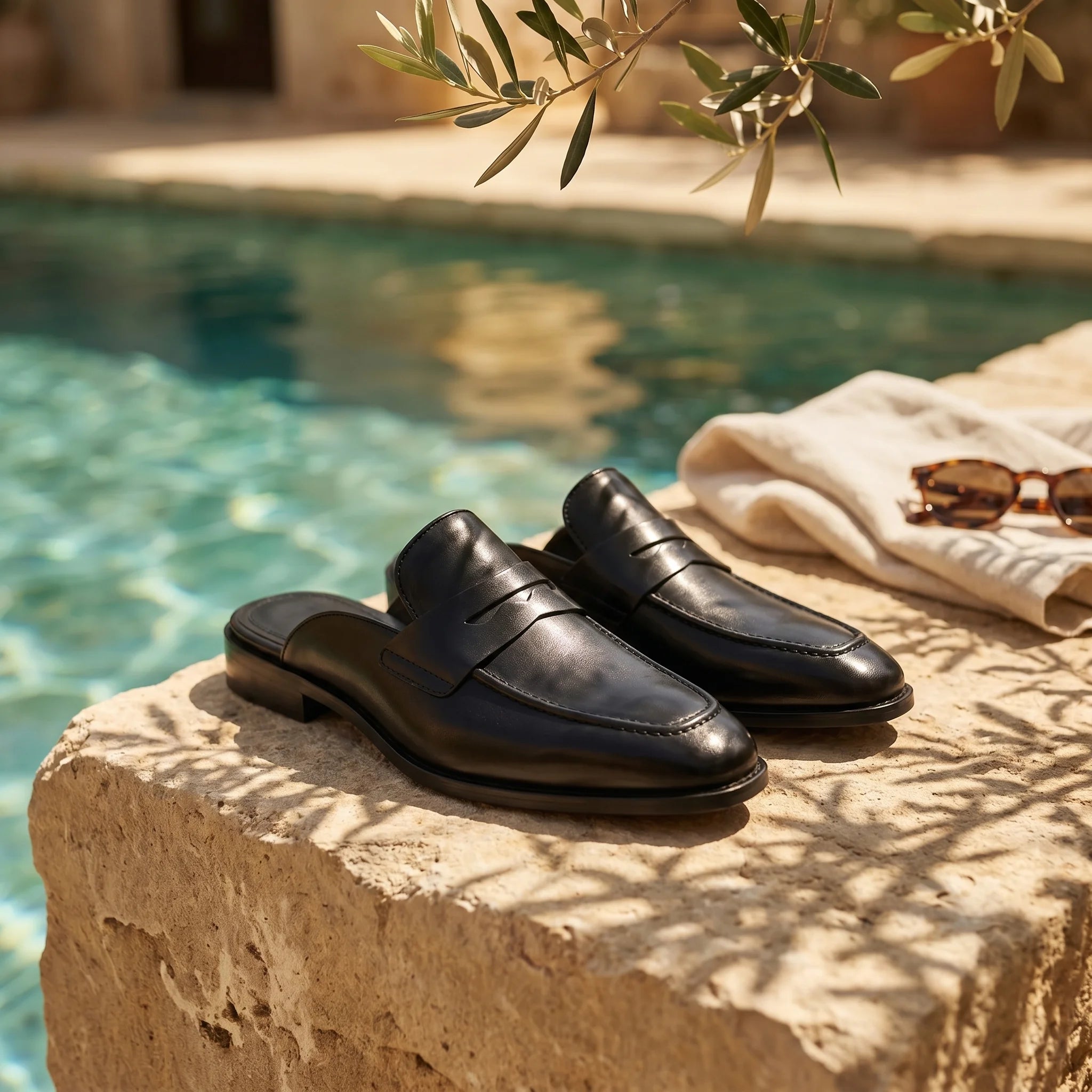 Mocassins Marcello Mule - Noir