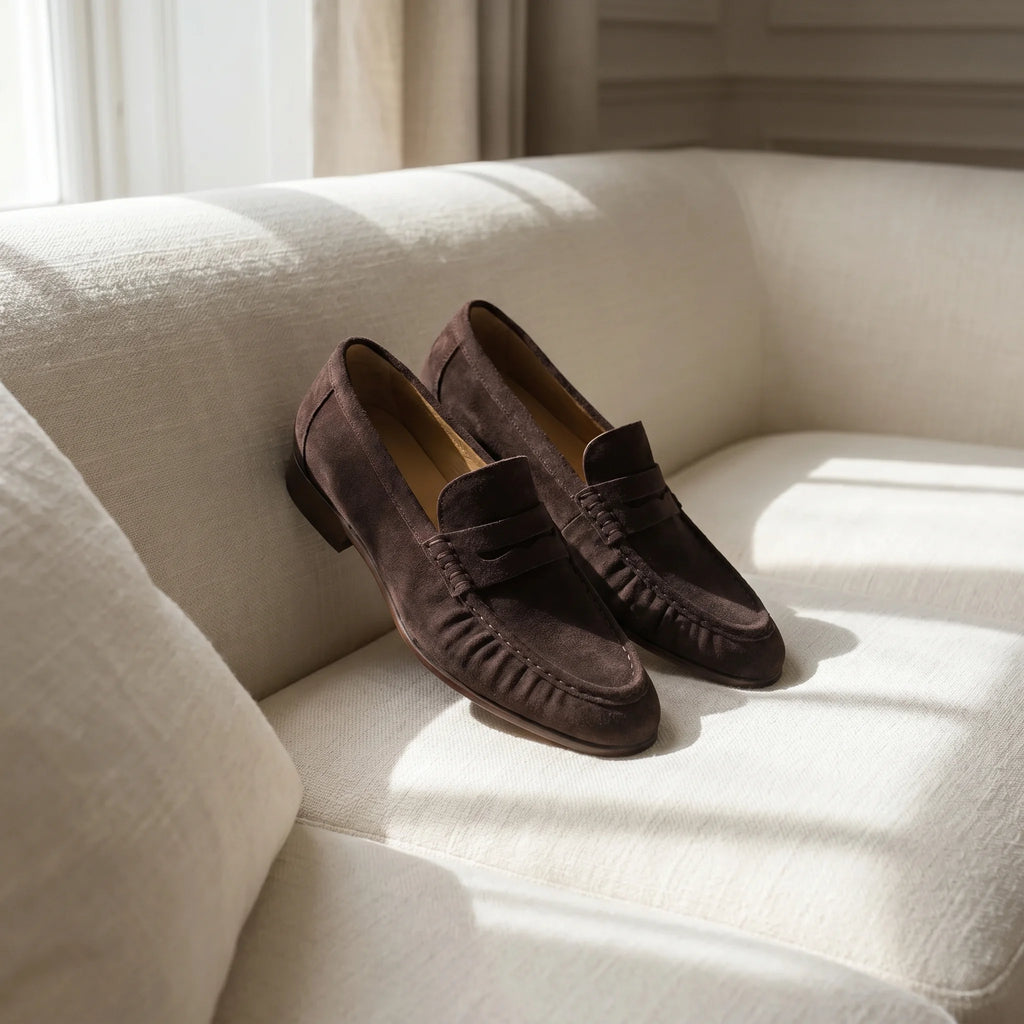 Marvoux Penny Loafer - Coffee