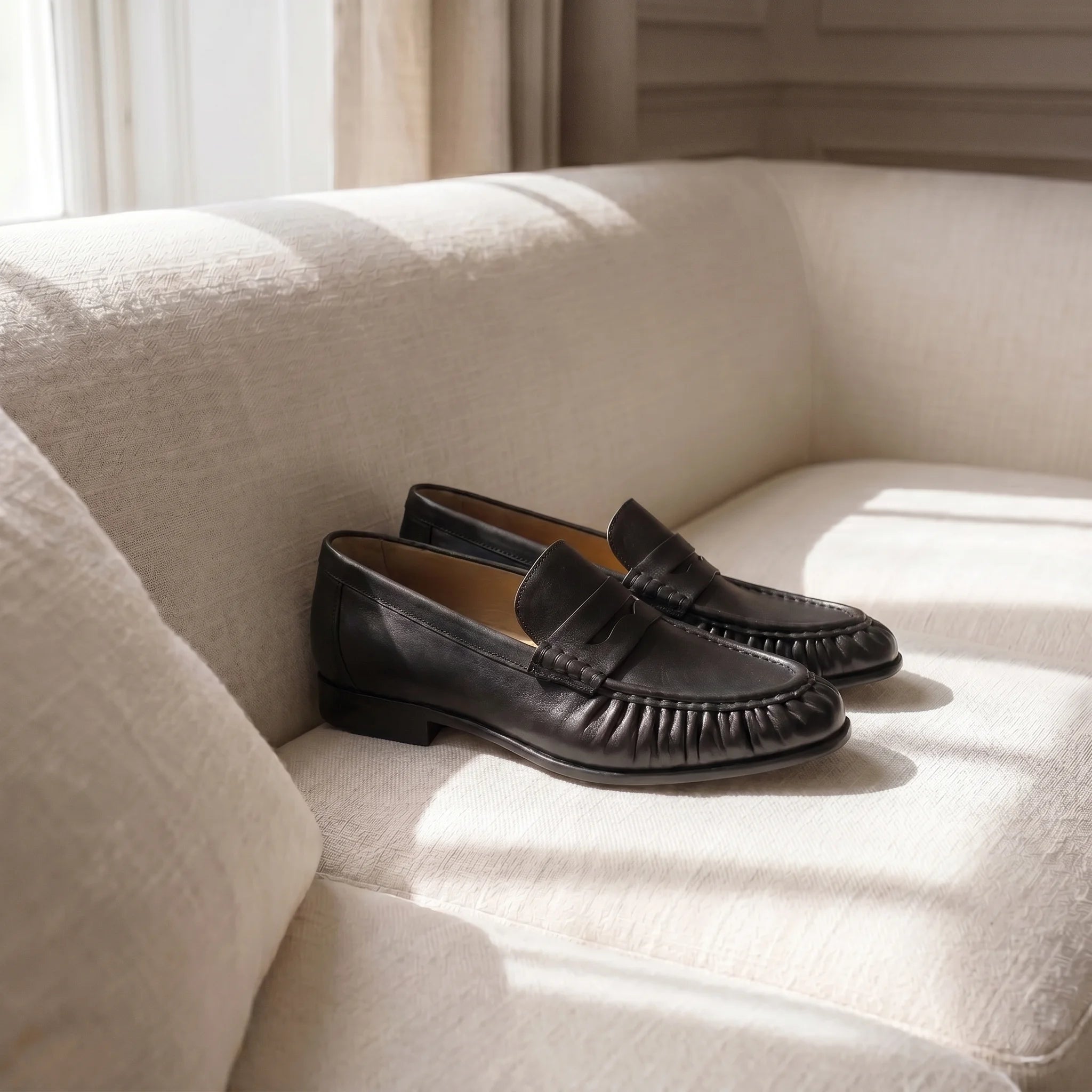 Marvoux Penny Loafer - Black