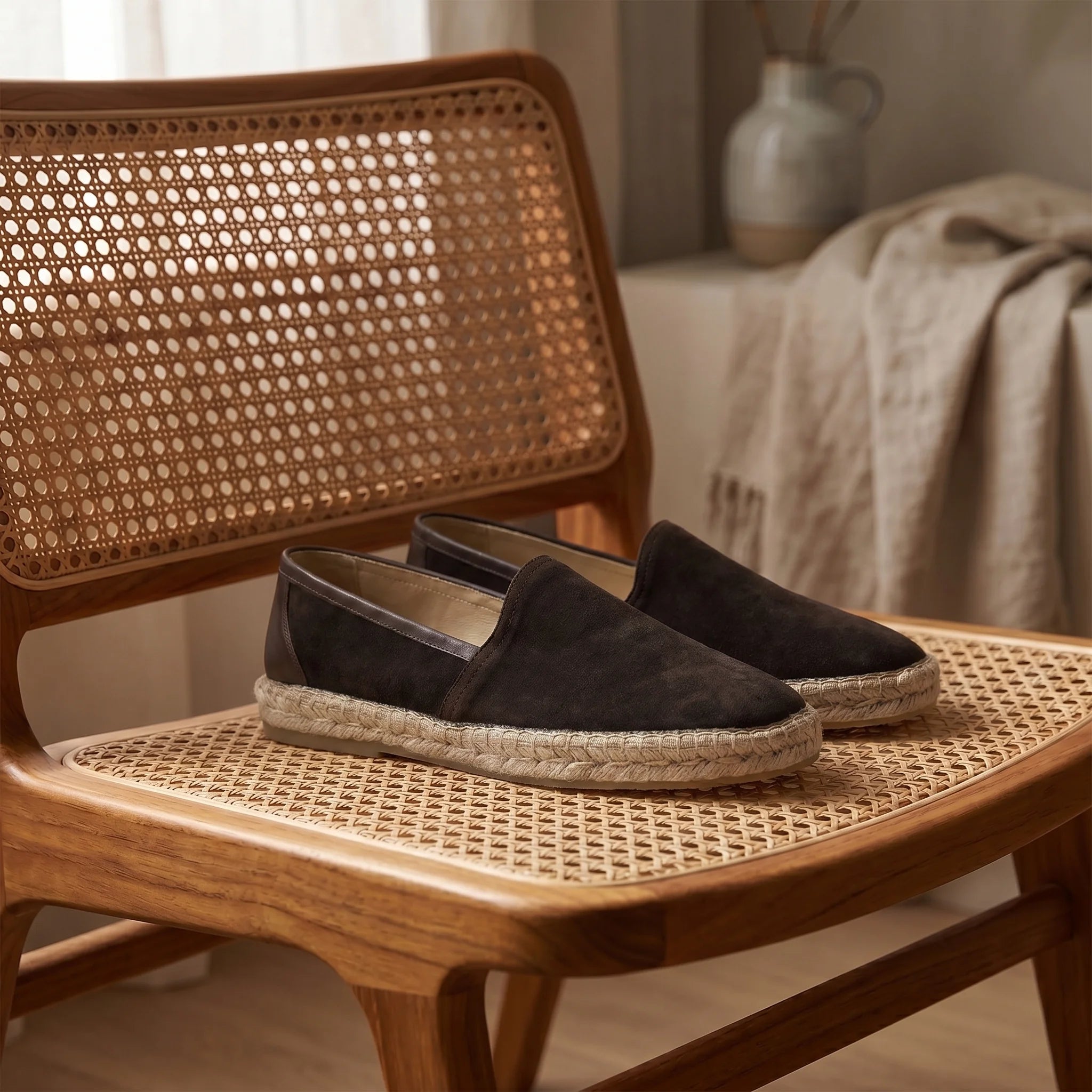 Corsini Espadrille Loafer – Coffee