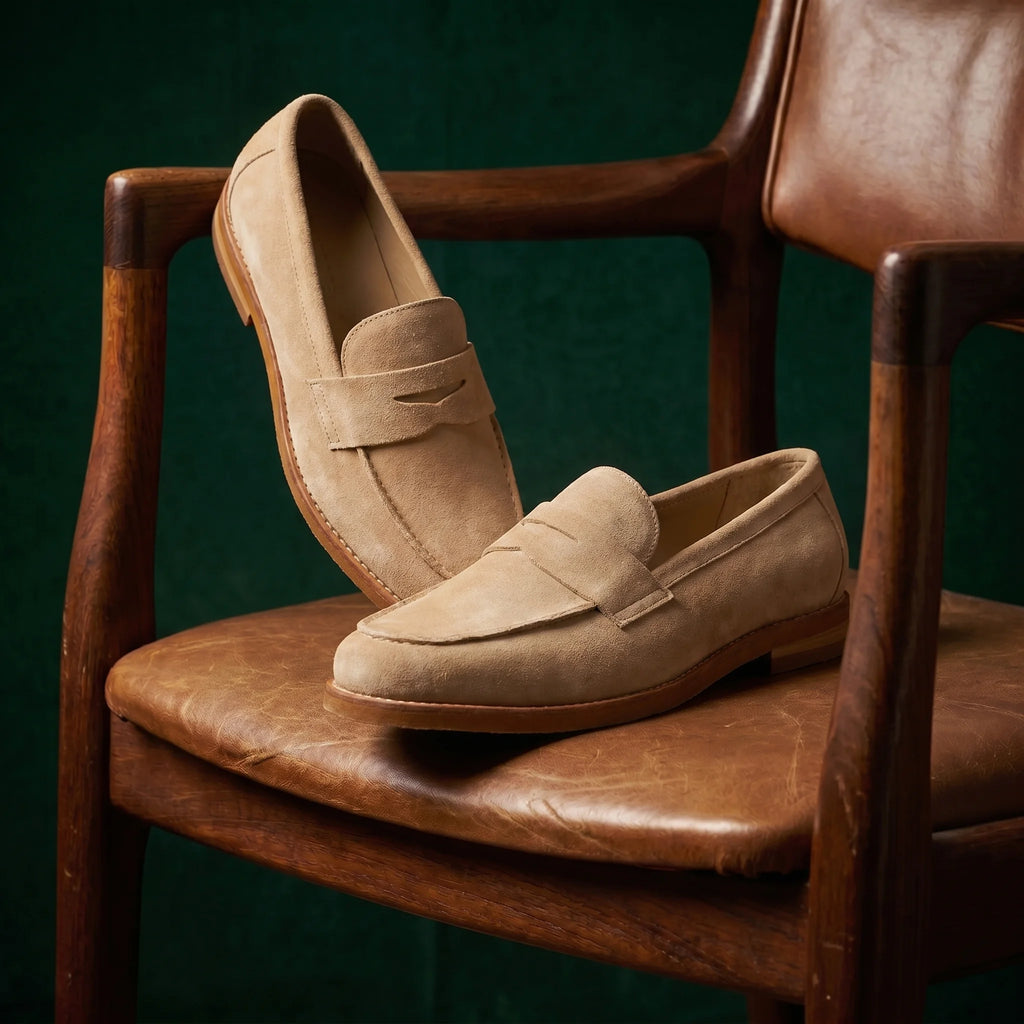 Marlow Penny Loafer - Apricot