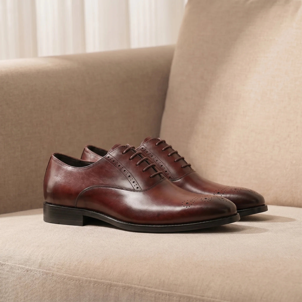 Mervelle Oxford Semi Brogue - Red
