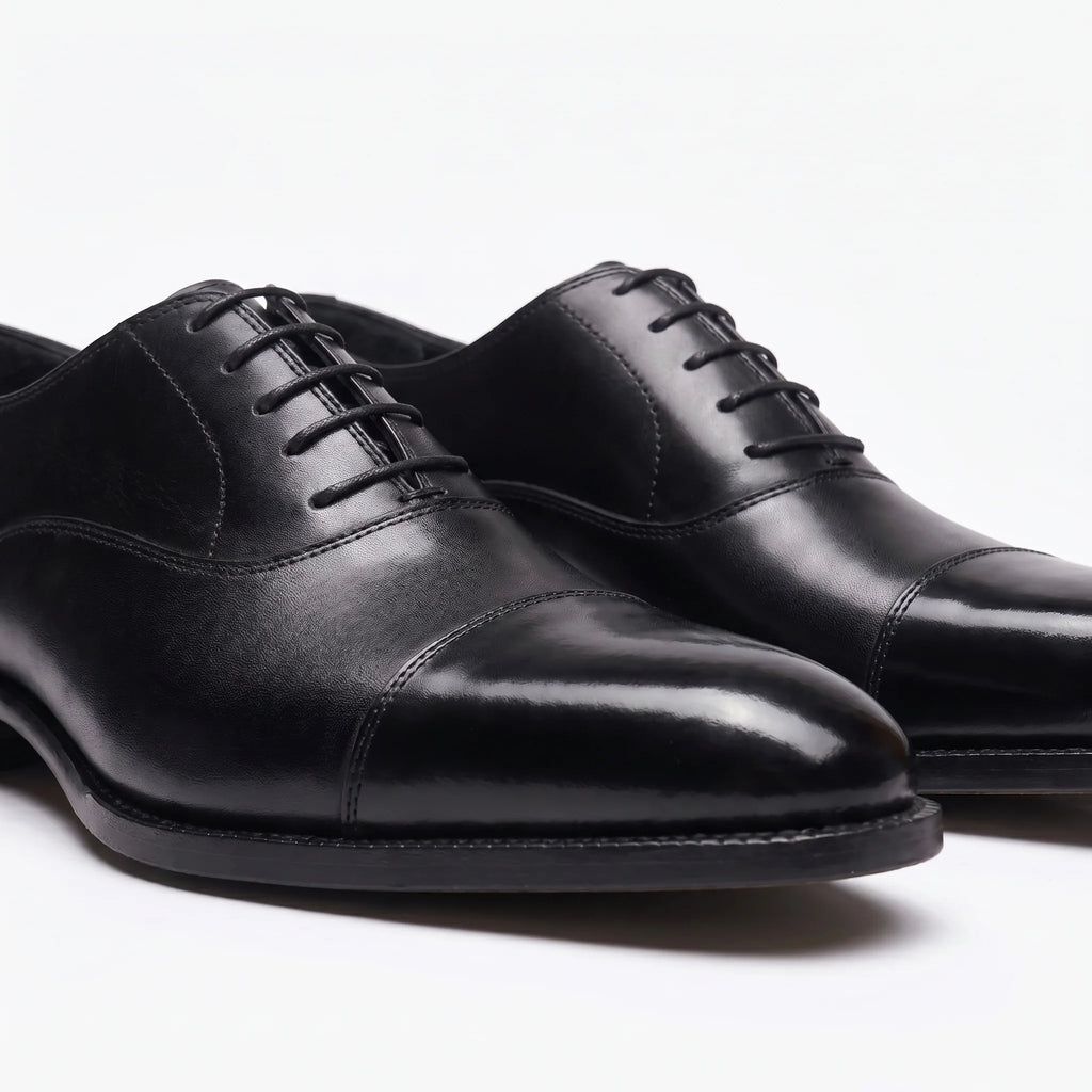 Aldmere Oxford Cap Toe - Black