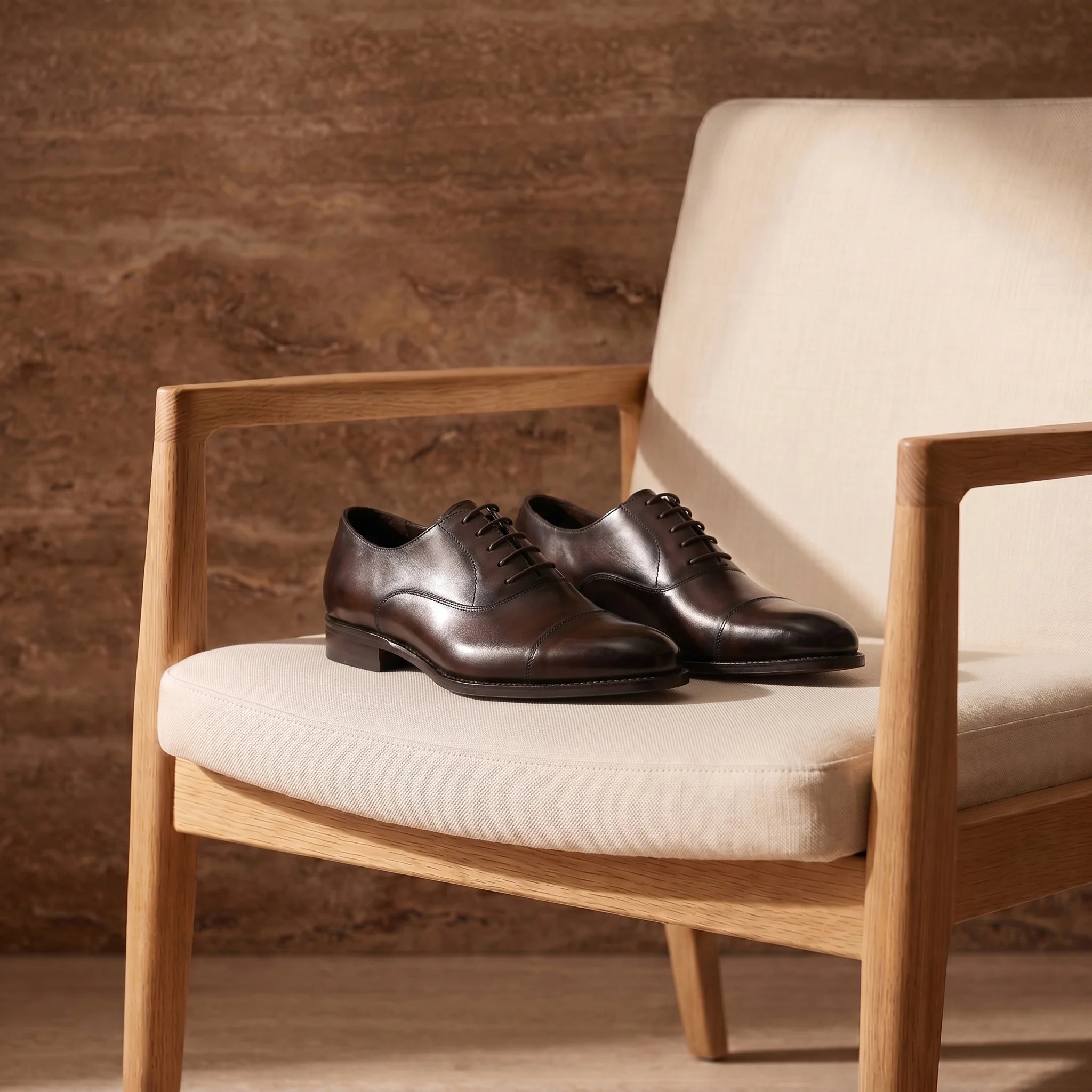 Aldmere Oxford Cap Toe - Coffee
