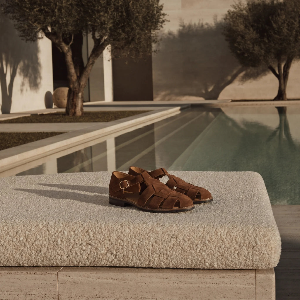 Romélia Fisherman Sandal - Brown