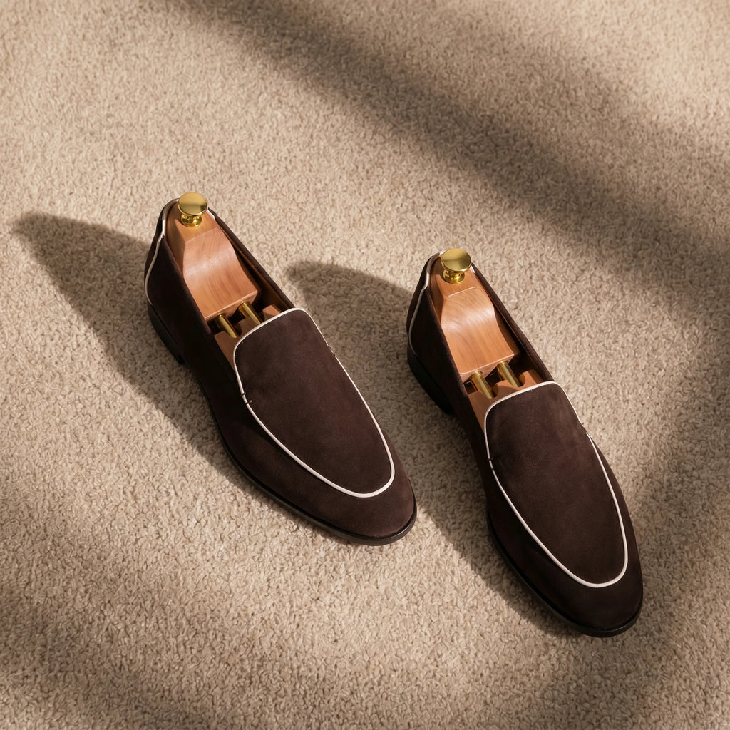Levrin Belgian Loafer - Coffee