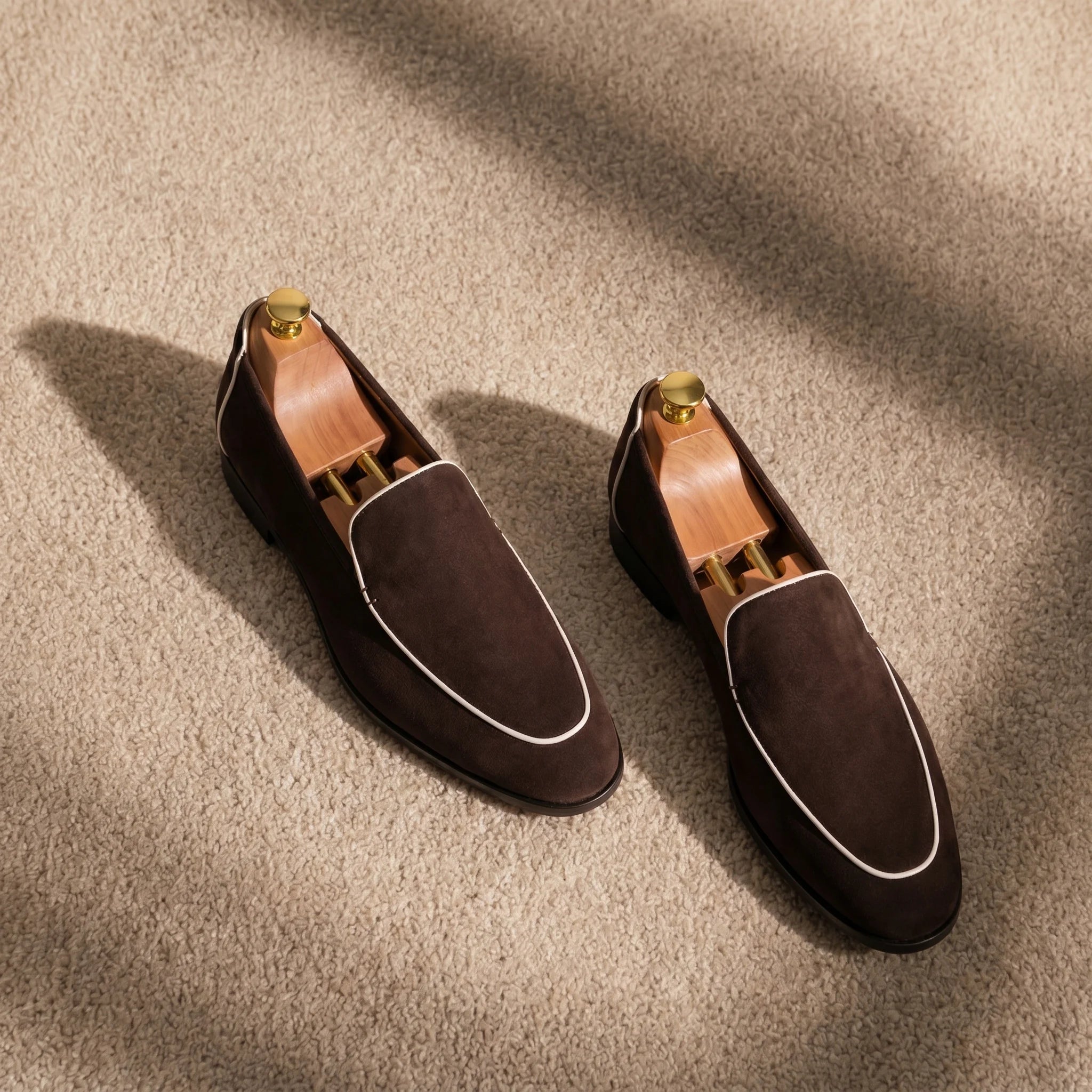 Levrin Belgian Loafer - Coffee