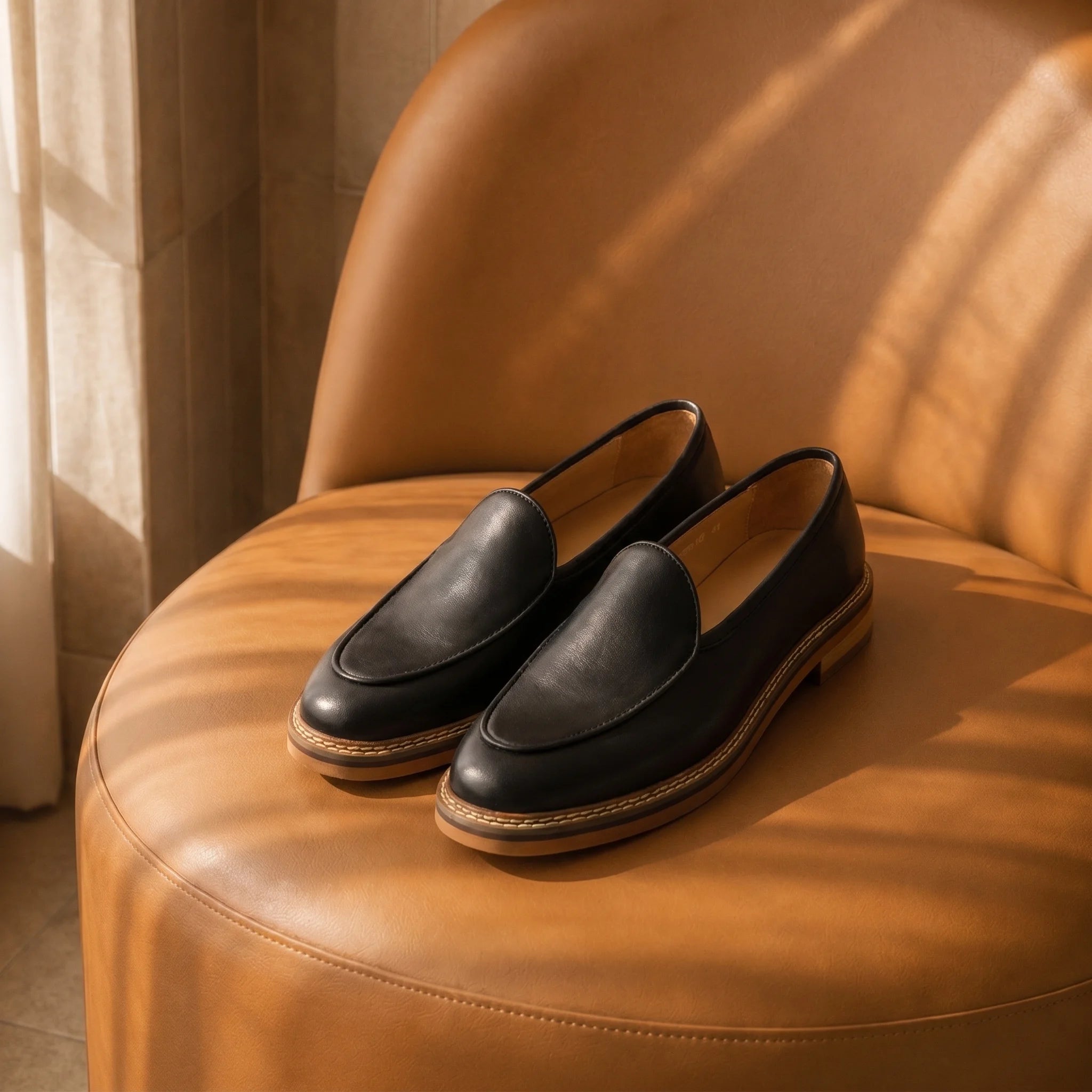 Scultore Belgian Loafer - Black
