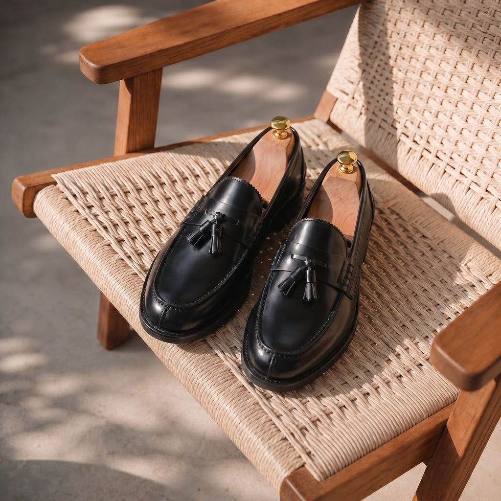 Merelain Tassel Loafer - Black