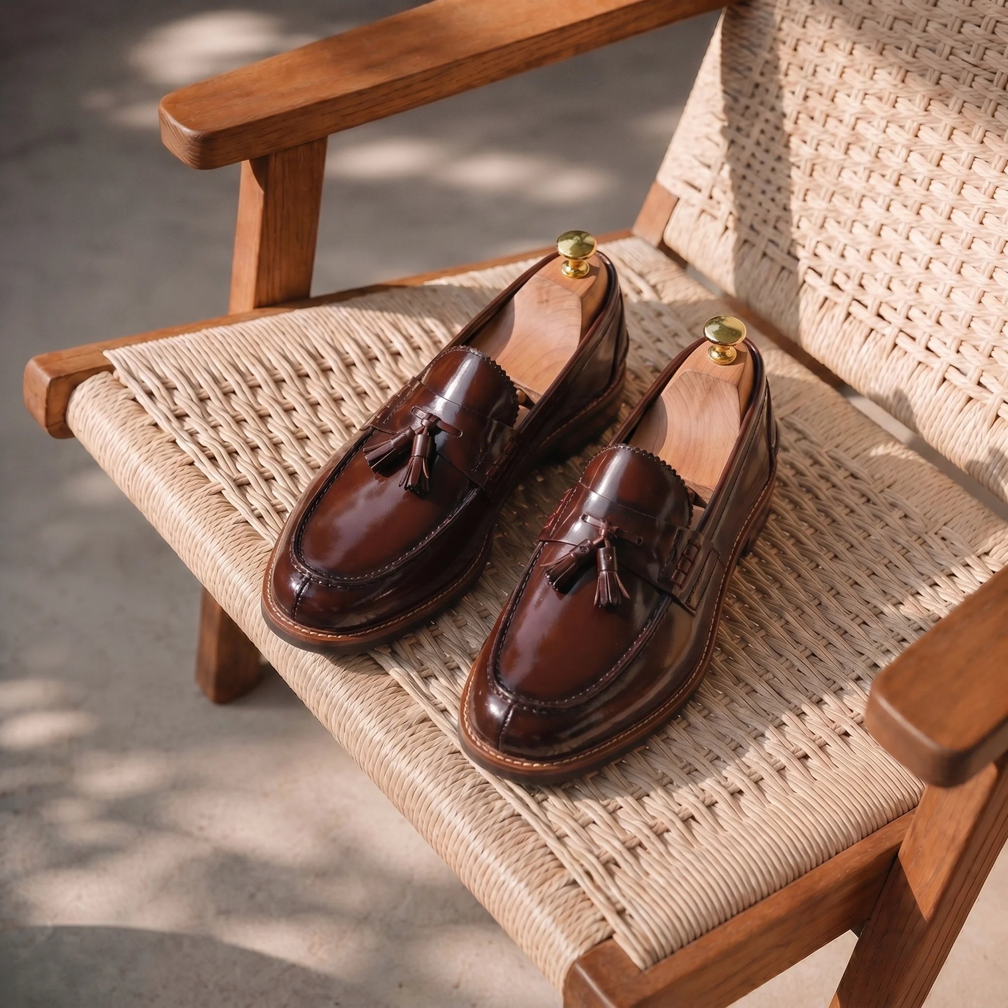 Merelain Tassel Loafer - Wine Red