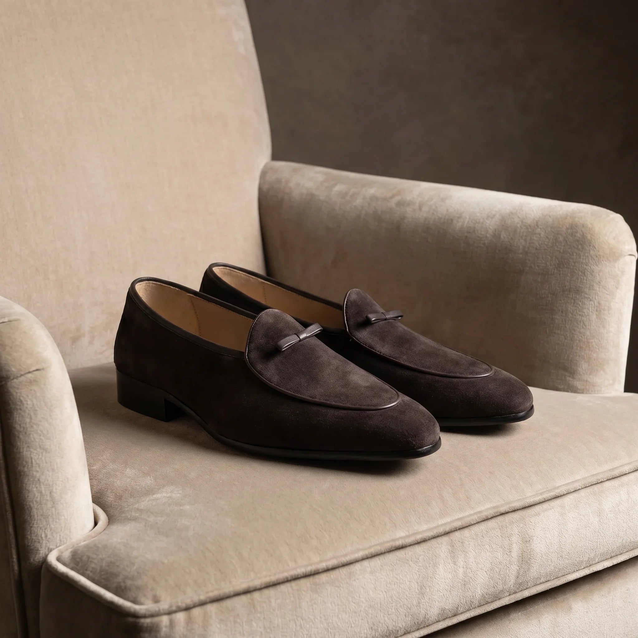 Firenze Bow-Tie Loafer - Coffee