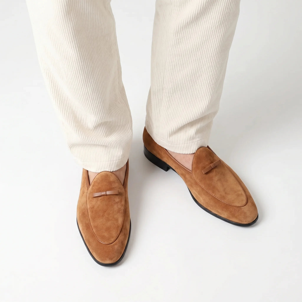 Firenze Bow-Tie Loafer - Caramel