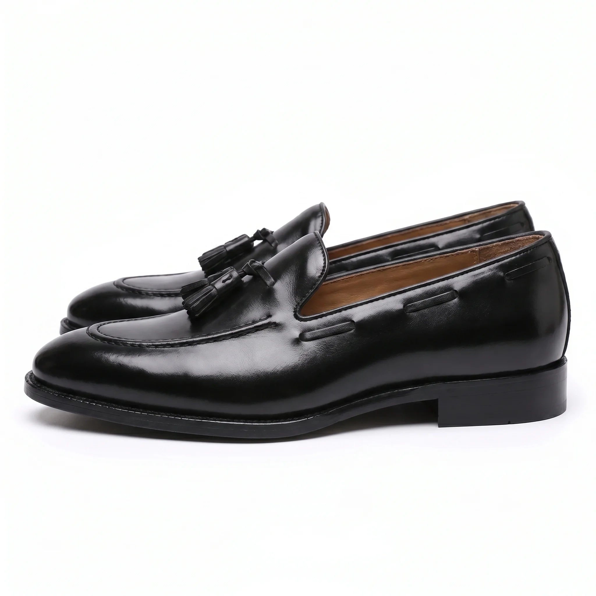Noriel Tassel Loafer - Black
