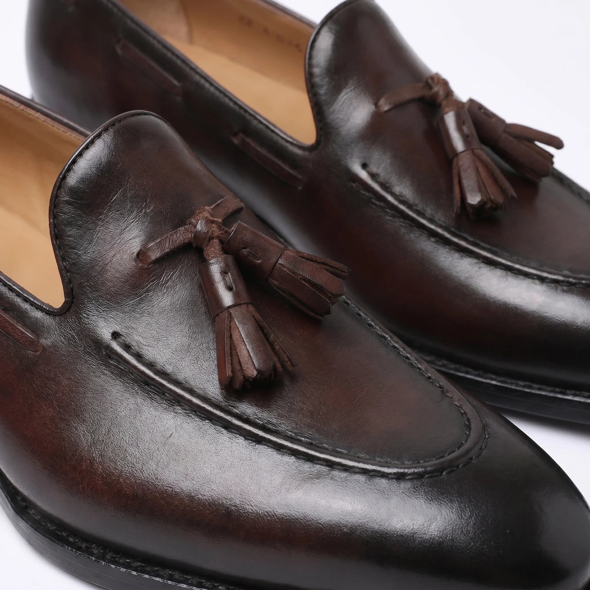Noriel Tassel Loafer - Cognac Brown