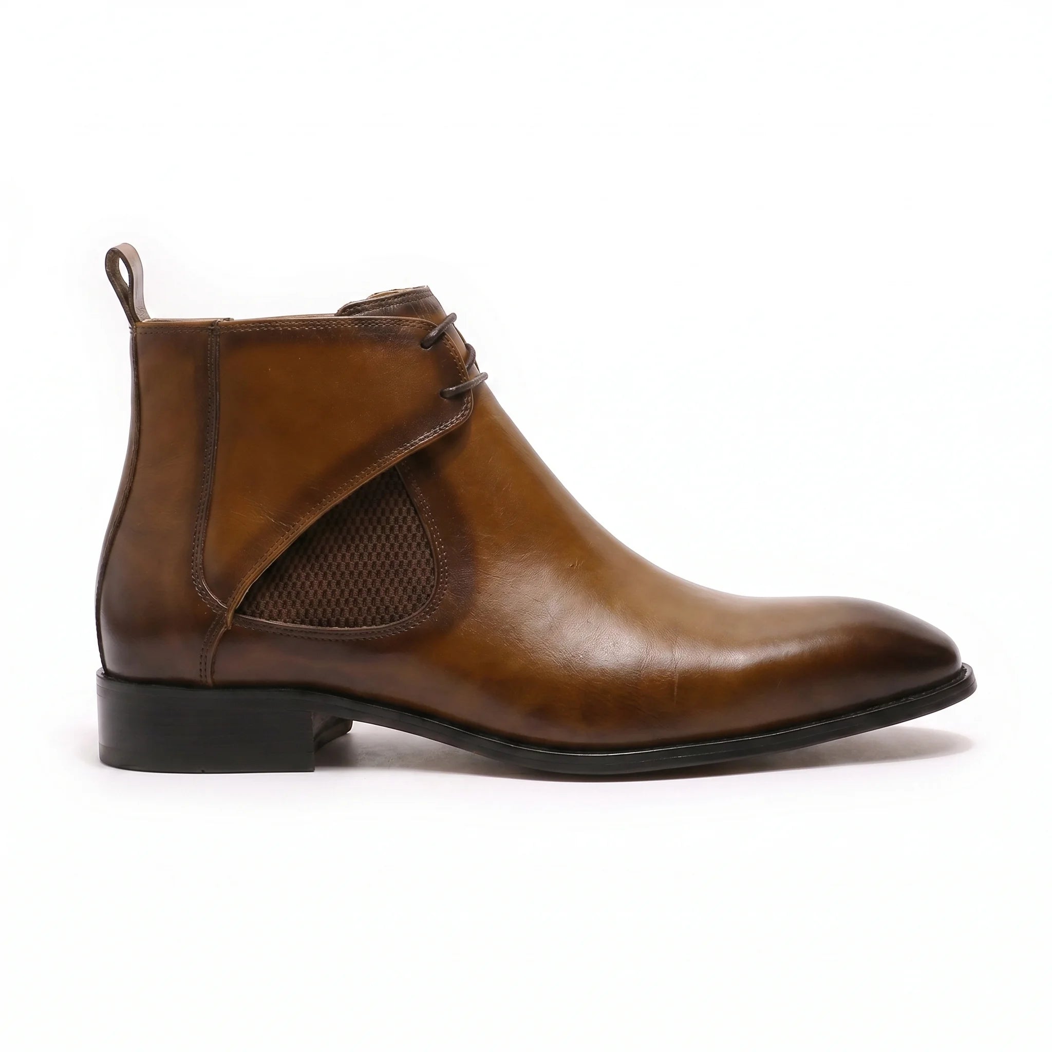Whitmore Lace-Up Chelsea Boot - Brown