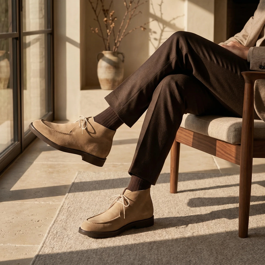 Torino Chukka Boot - Cream