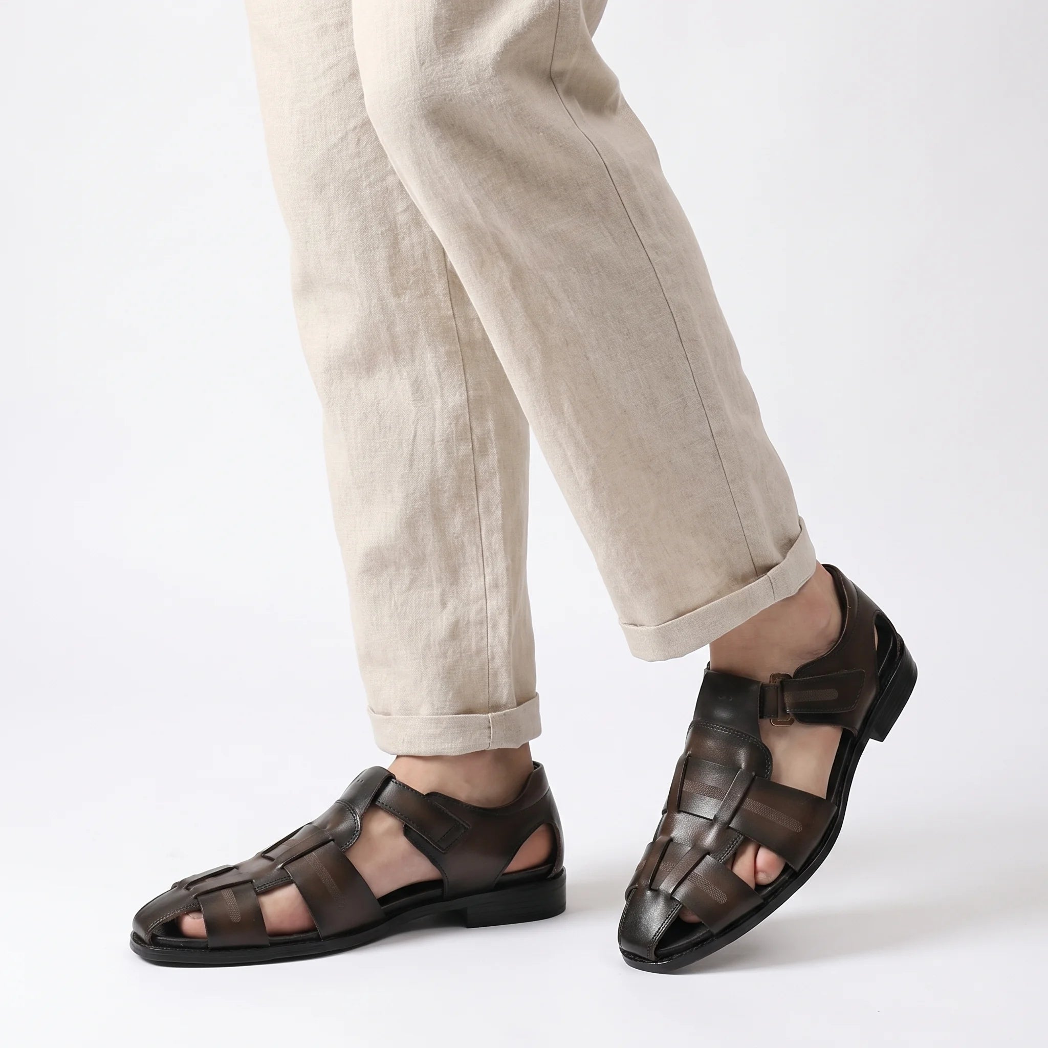 Maréa Fisherman Sandal - Coffee