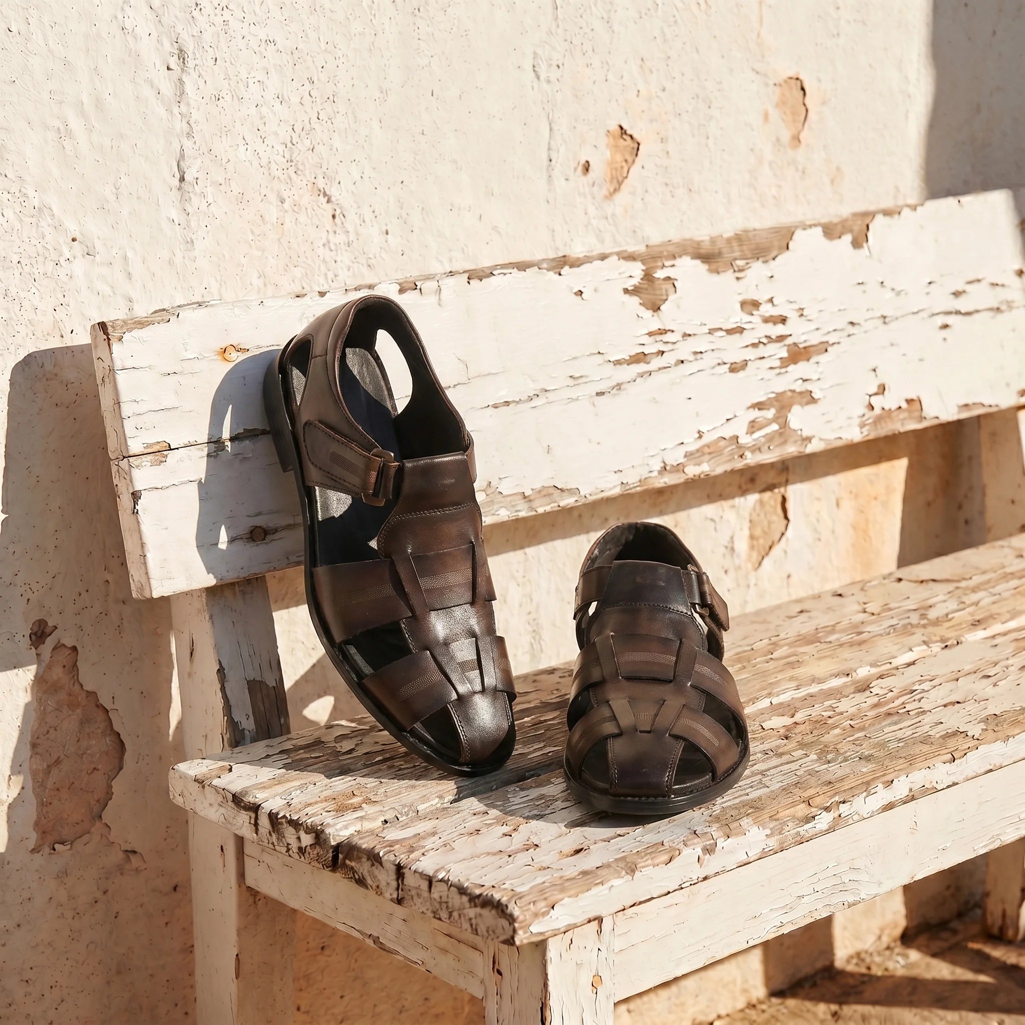 Maréa Fisherman Sandal - Coffee