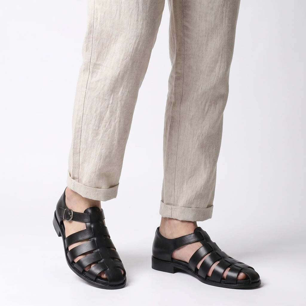 Calisto Fisherman Sandal - Black